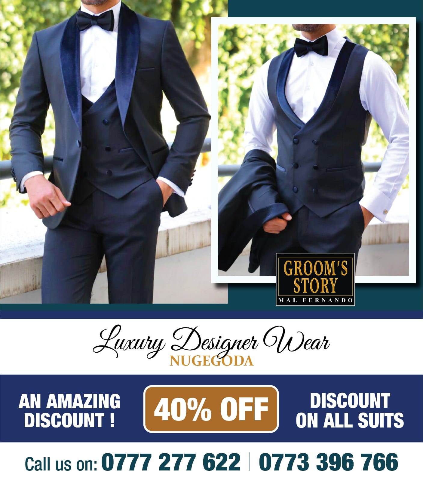 GROOMS STORY Facebook ad: Chat with us