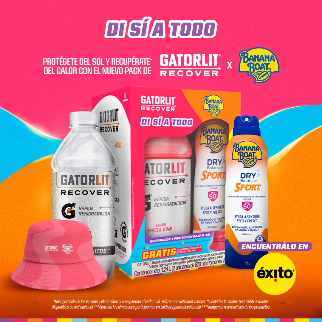 Gatorlit Colombia Facebook ad: ¿Sol? Sí. ¿Plan? Obvio. 