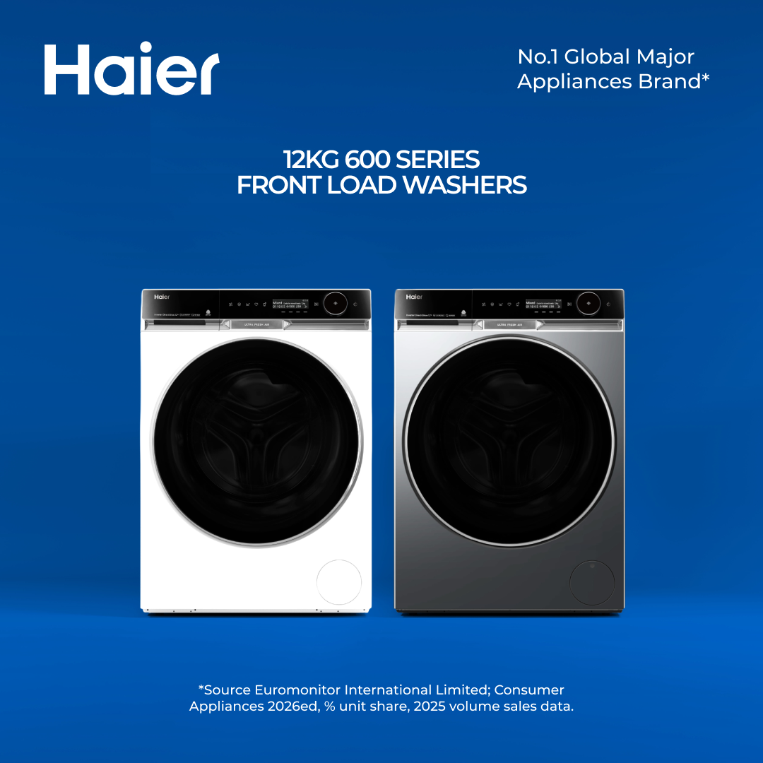 Haier Facebook ad: Haier 12kg 600 Series Front Load Washers