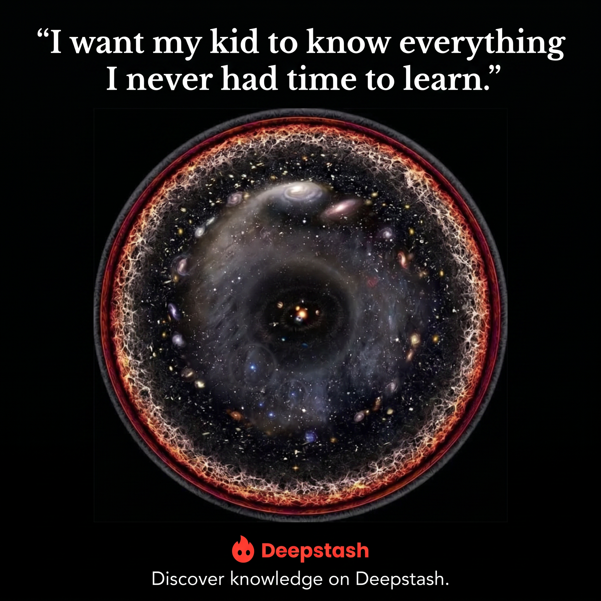 Deepstash Facebook ad