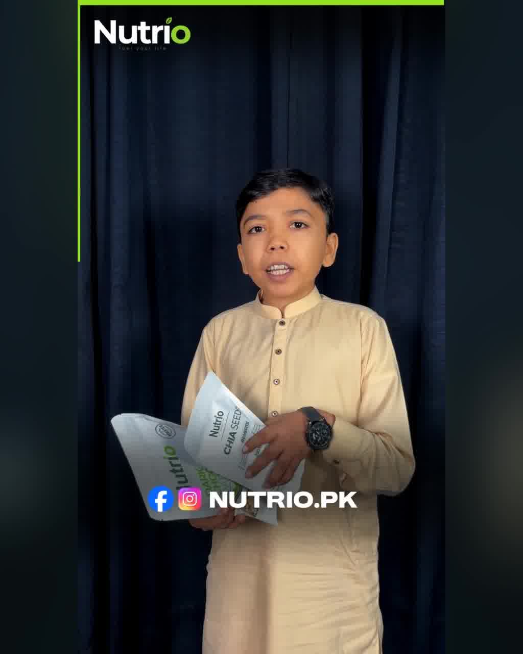 Nutrio Facebook ad: Protein-Packed Oats & Nuts for Daily Nutrition, Nutrio