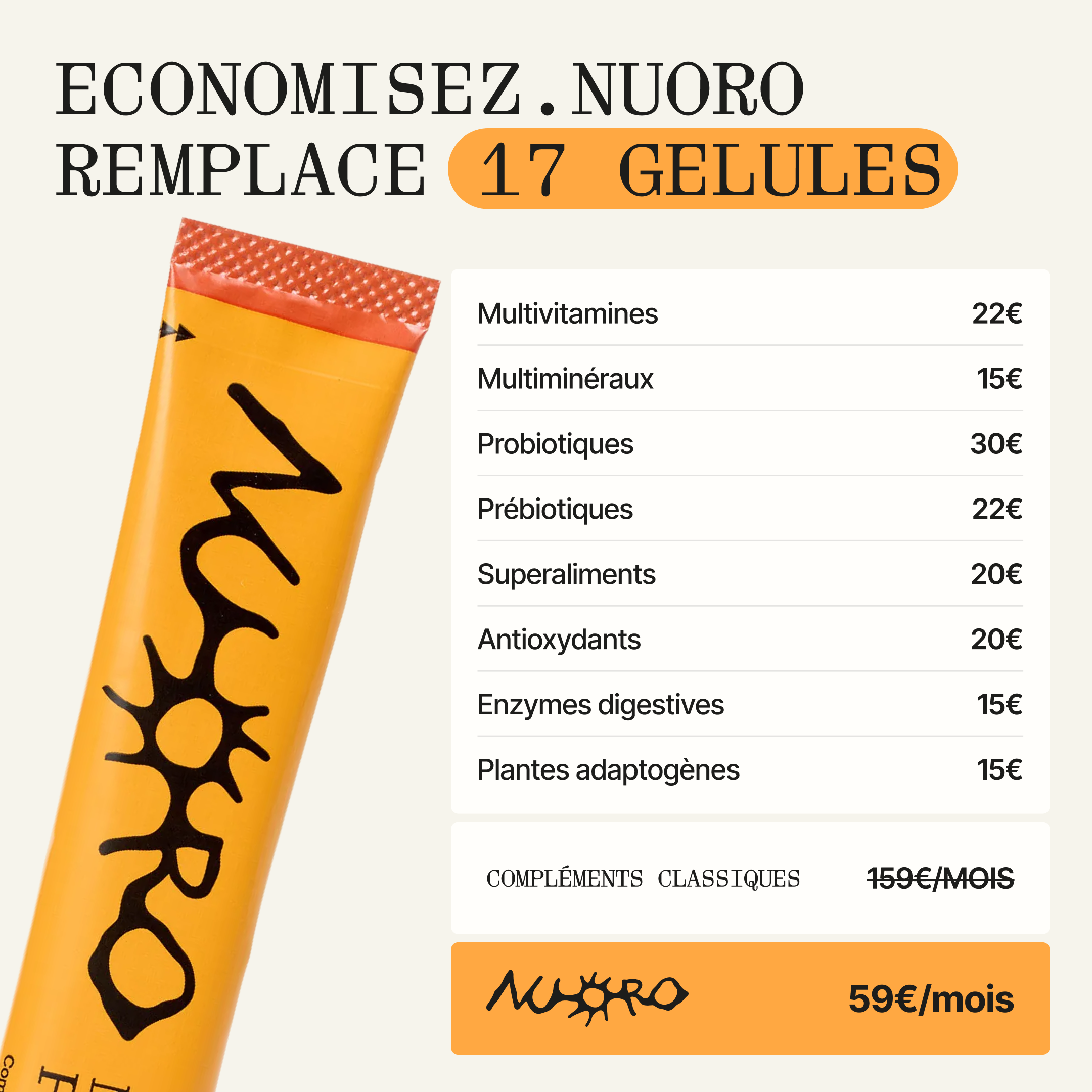 Drinknuoro Facebook ad