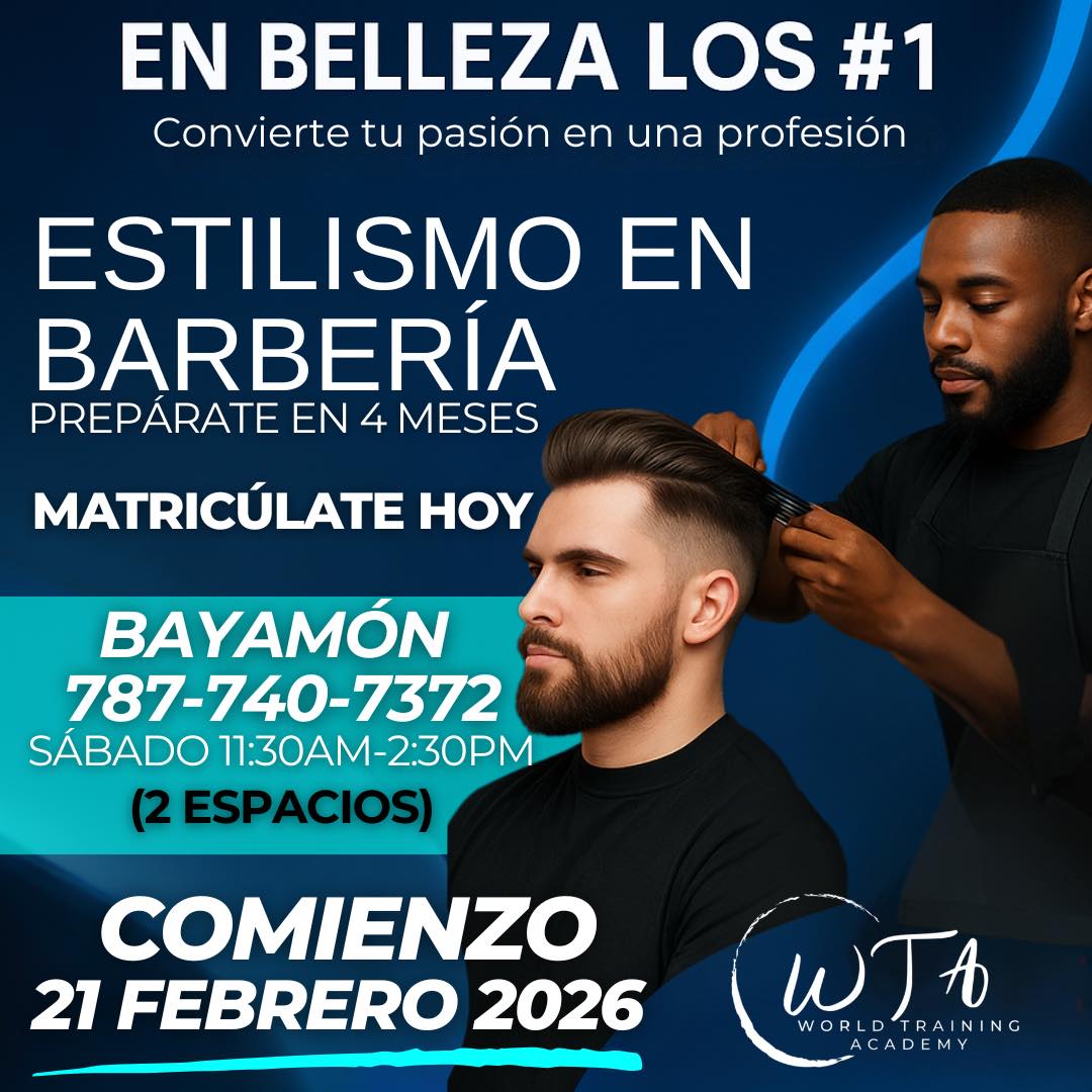 World Training Academy Facebook ad: Estilismo en Barbería •Desde 12 Años •Nocturnos •Sabatinos•…