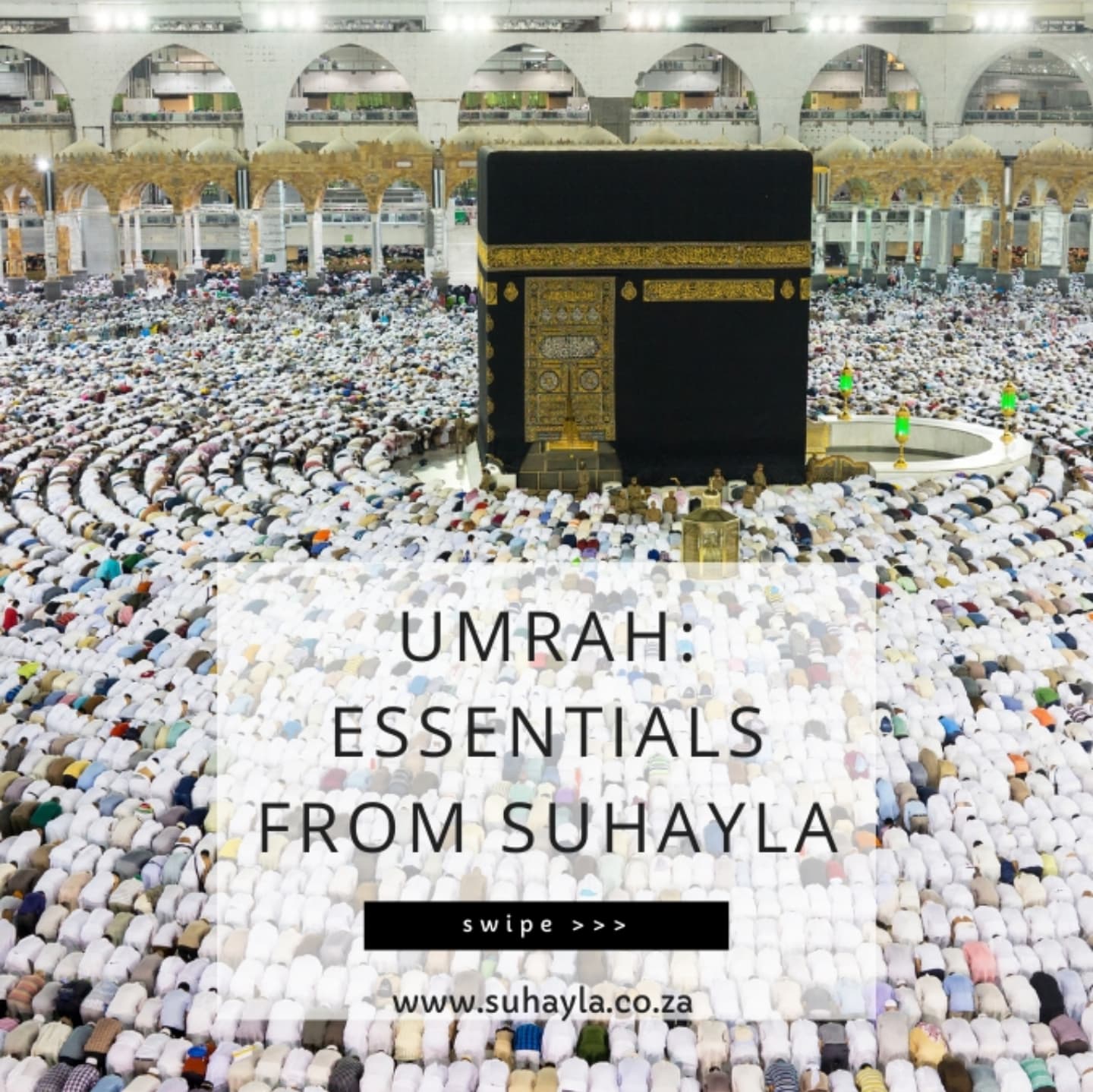 Suhayla Facebook ad: So humbled to bring you our ever-growing Umrah…