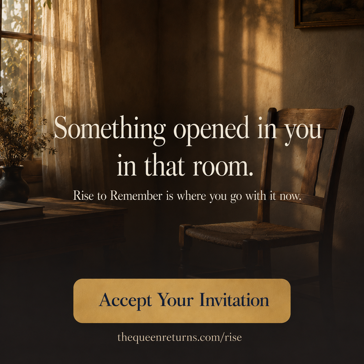 The Return of the Queen - Mariel Hemingway Facebook ad