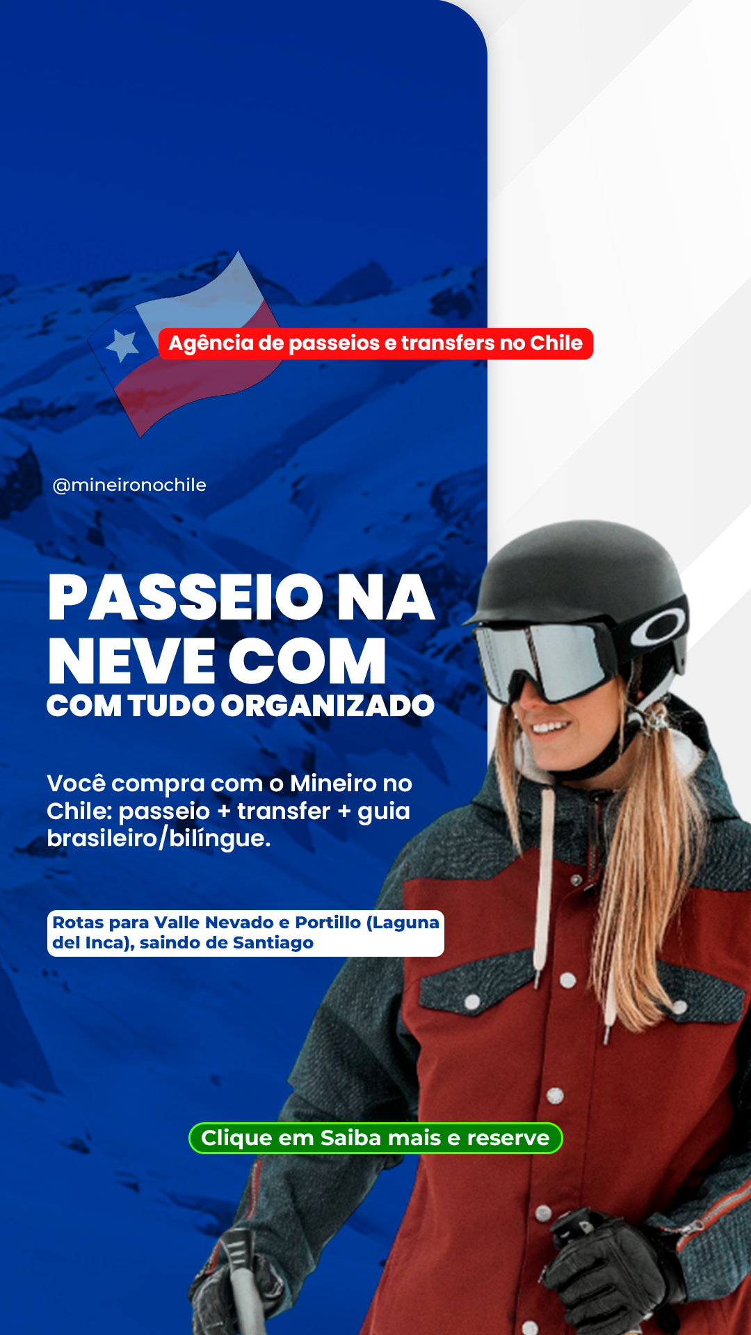 Mineiro no Chile Facebook ad