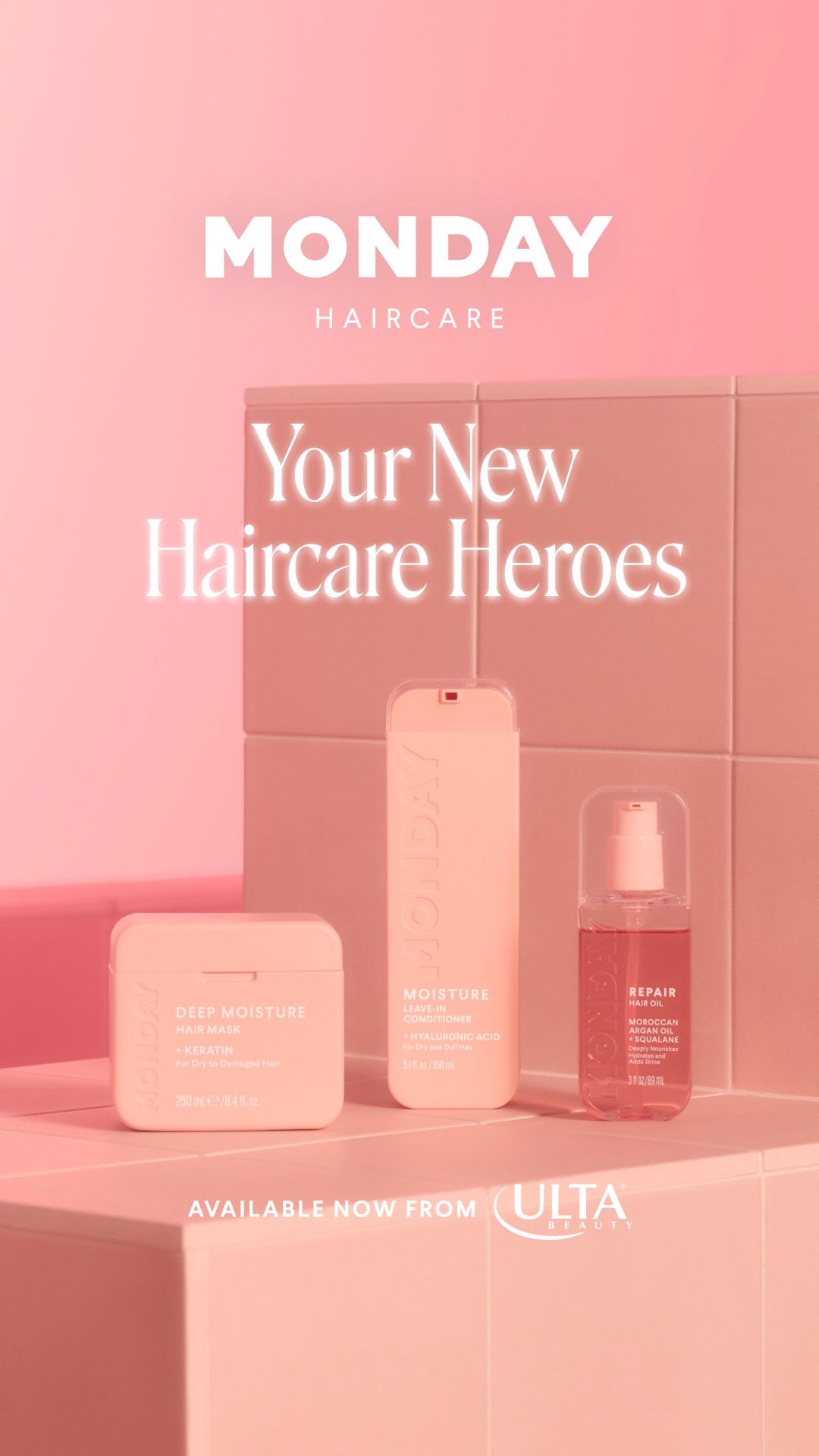 MONDAY Haircare Facebook ad