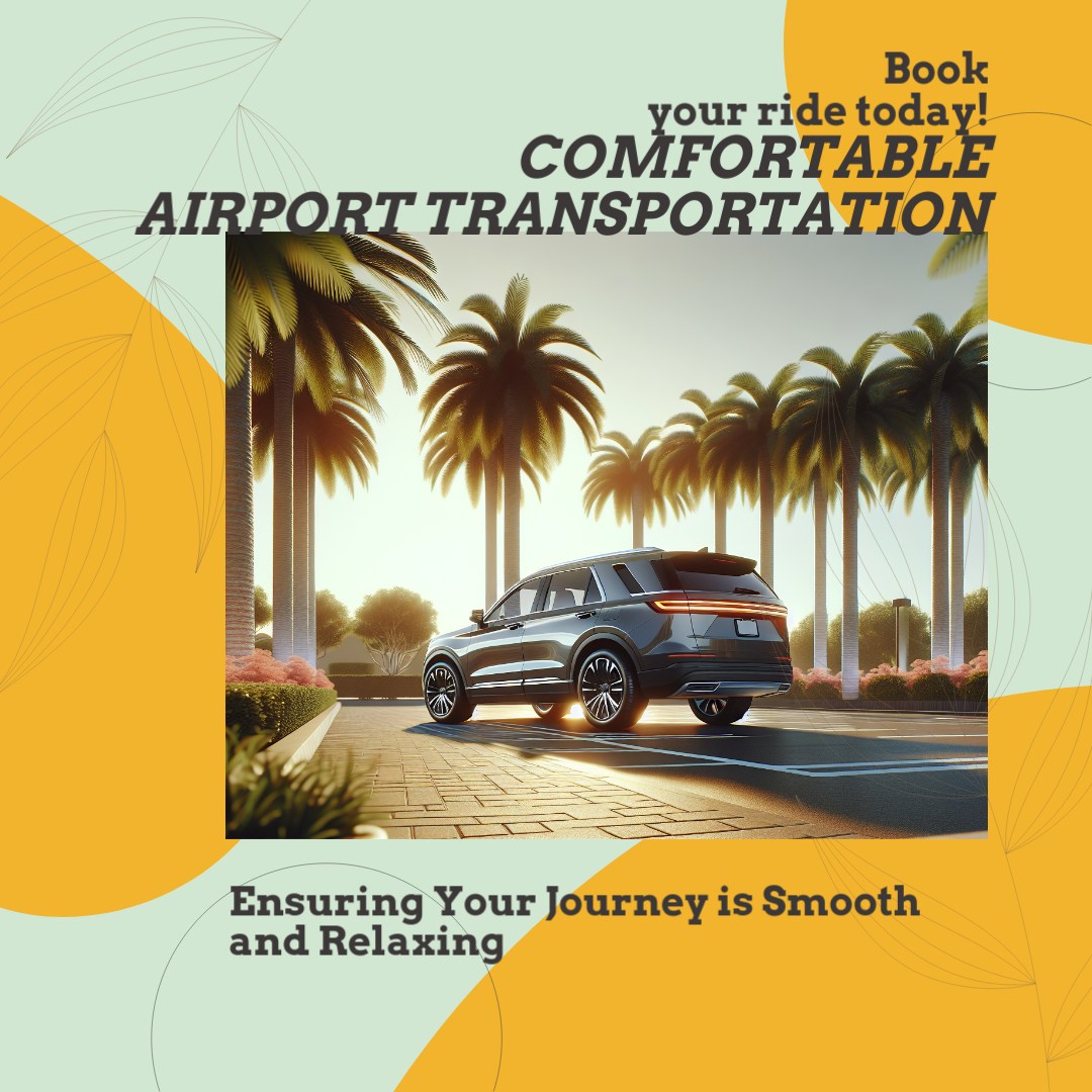 Front Porch AirLink Facebook ad: Premium SUV airport shuttle service: Elevate your travel…
