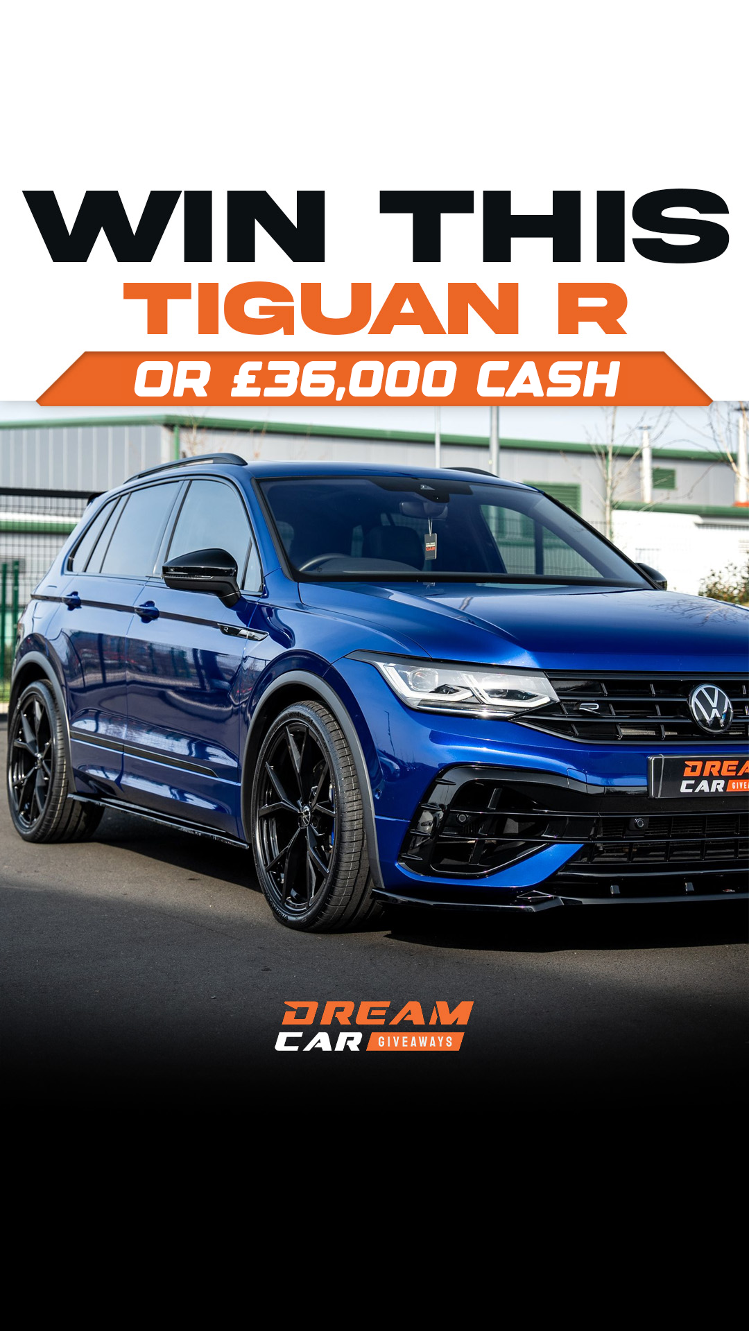 Dream Car Giveaways Facebook ad