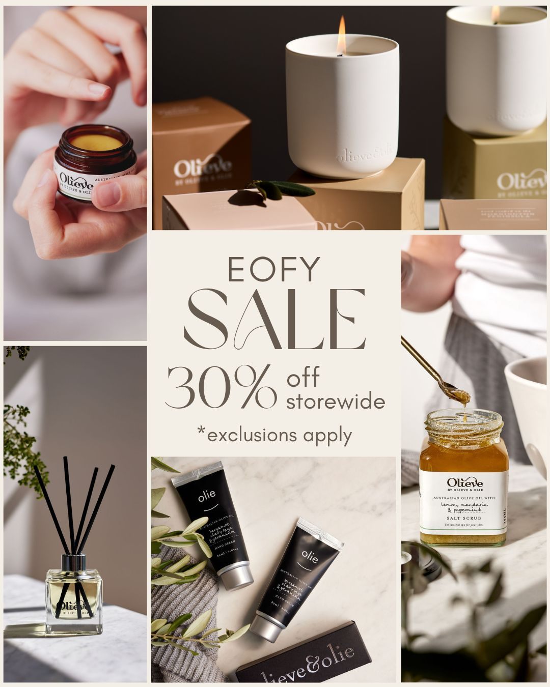 Olieve & Olie Facebook ad: Our Biggest Sale Of The Year