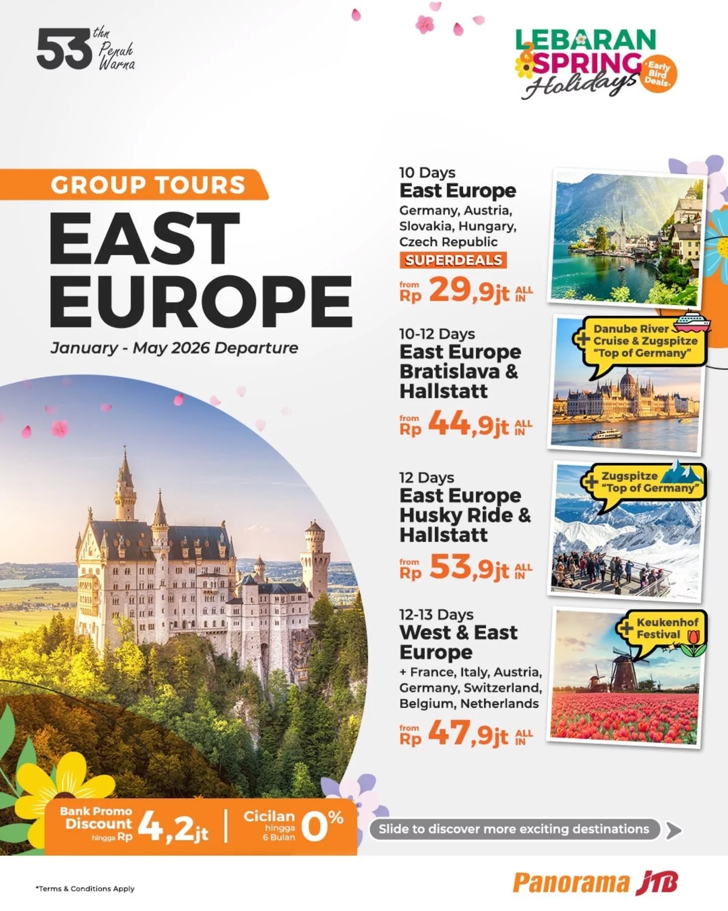 Panorama JTB Tours Facebook ad
