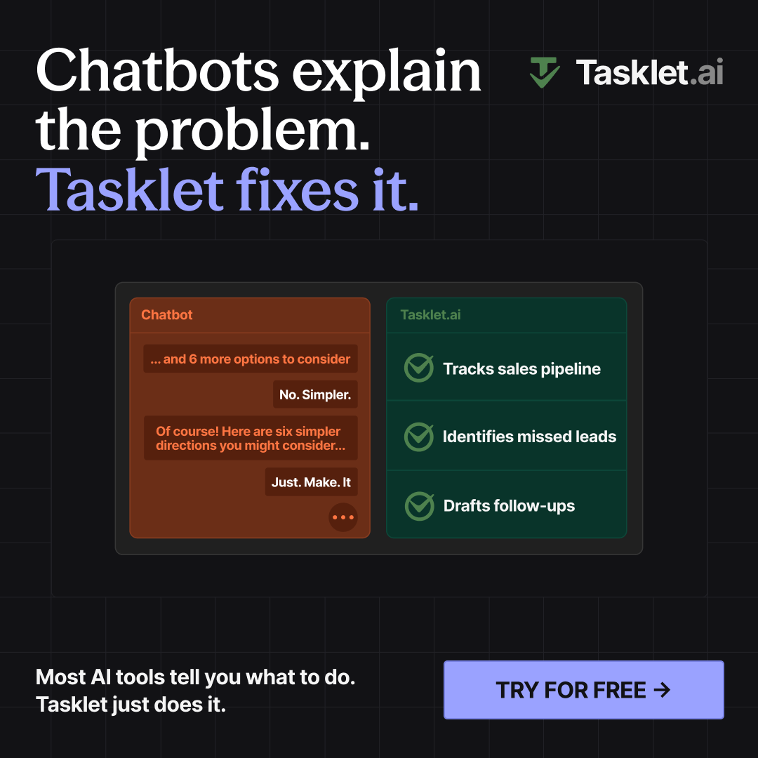 Tasklet Facebook ad