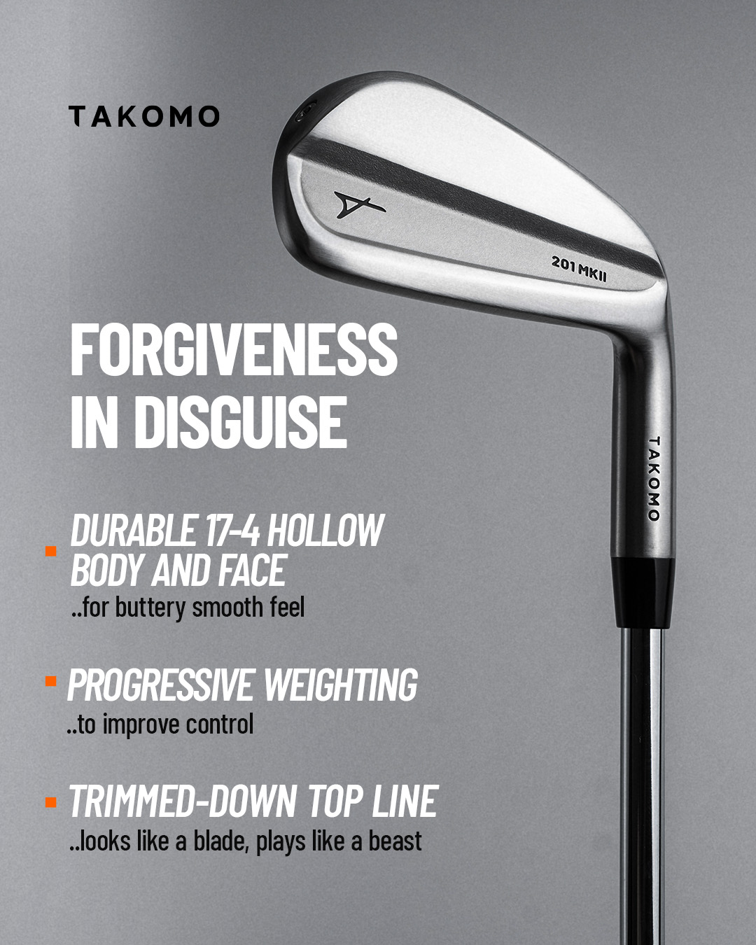 Takomo Golf Company Facebook ad from Jun 11, 2026
