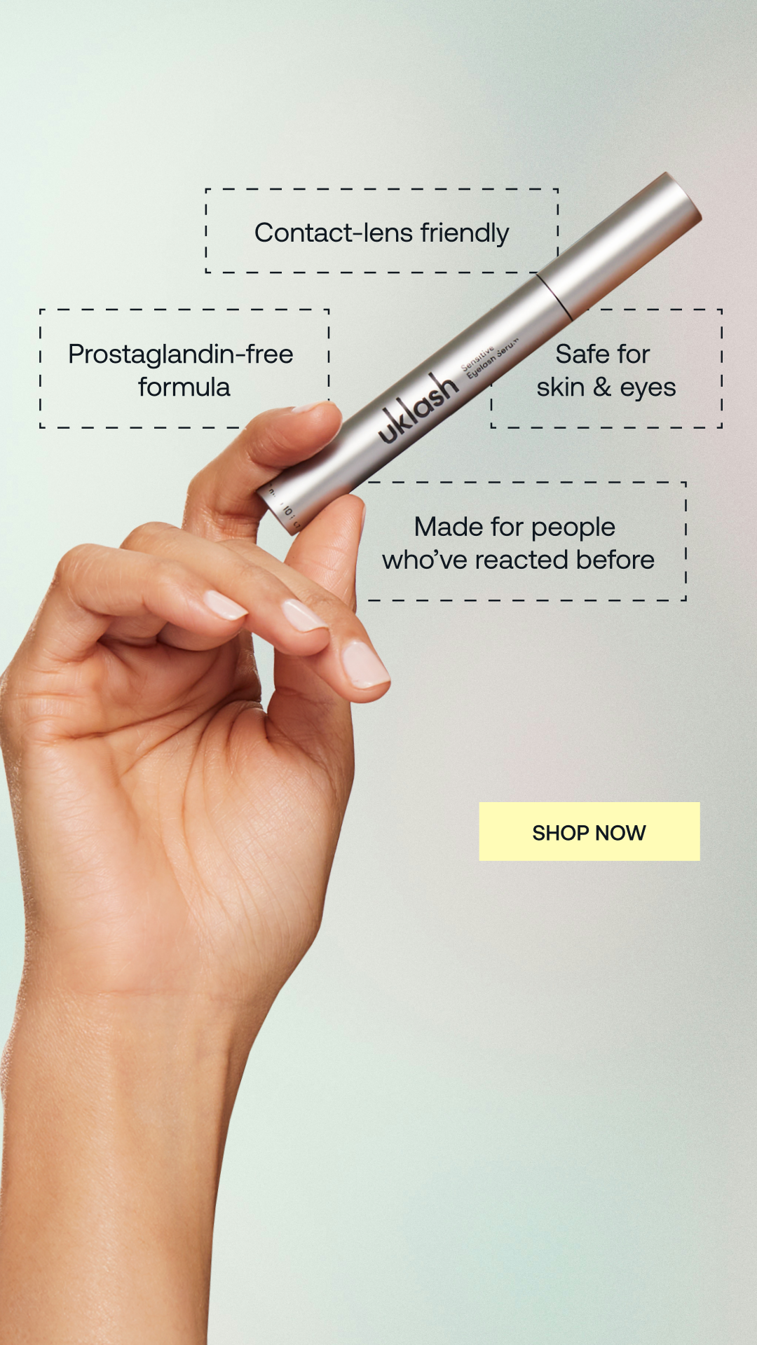 Uklash Facebook ad from Mar 20, 2026