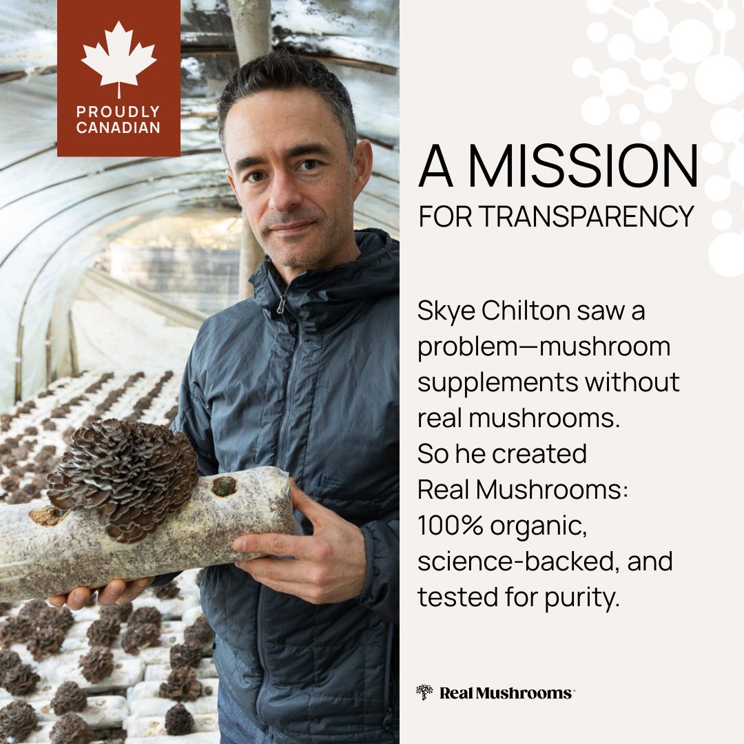 Real Mushrooms Facebook ad