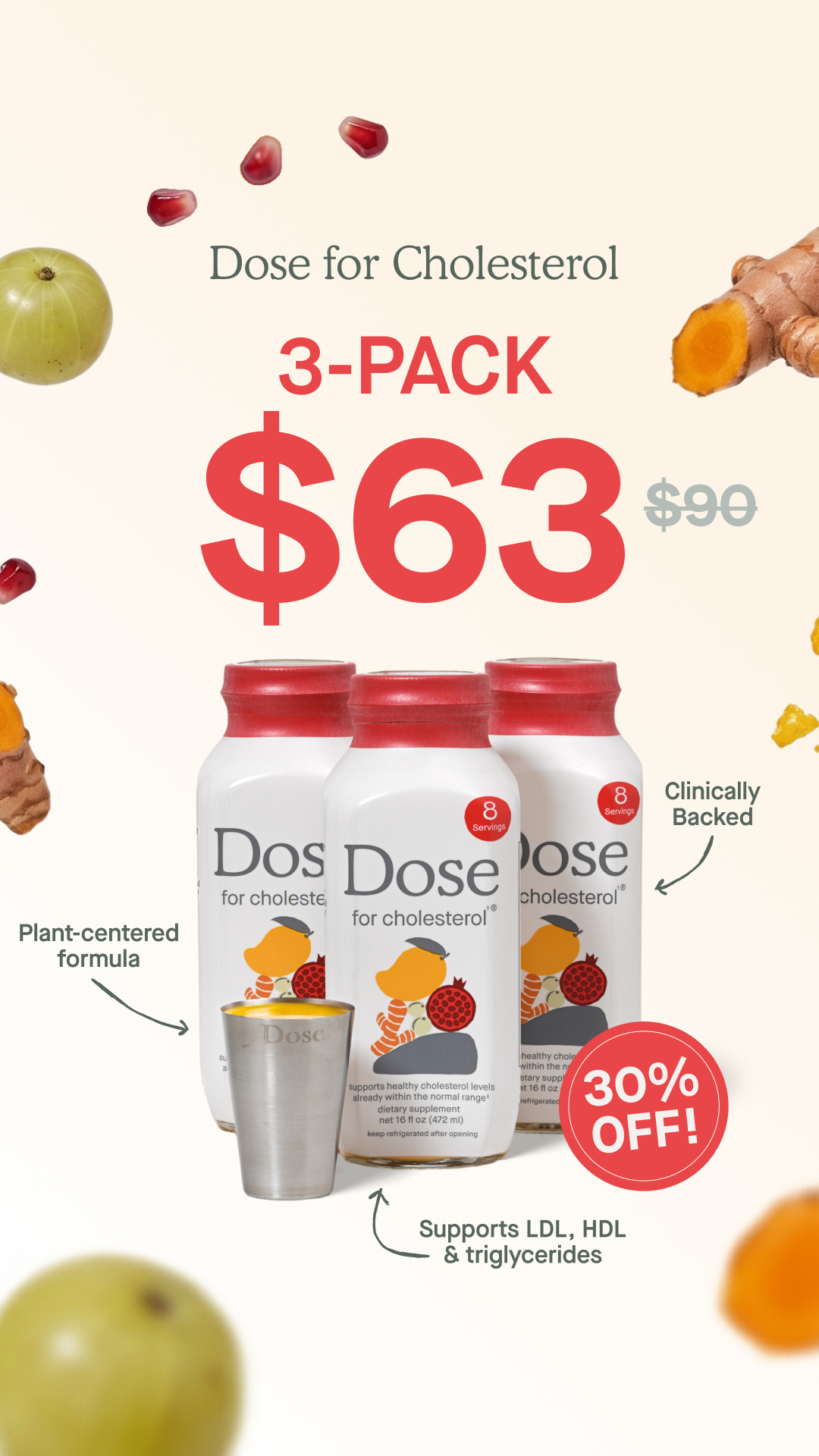 Dose for Cholesterol Facebook ad