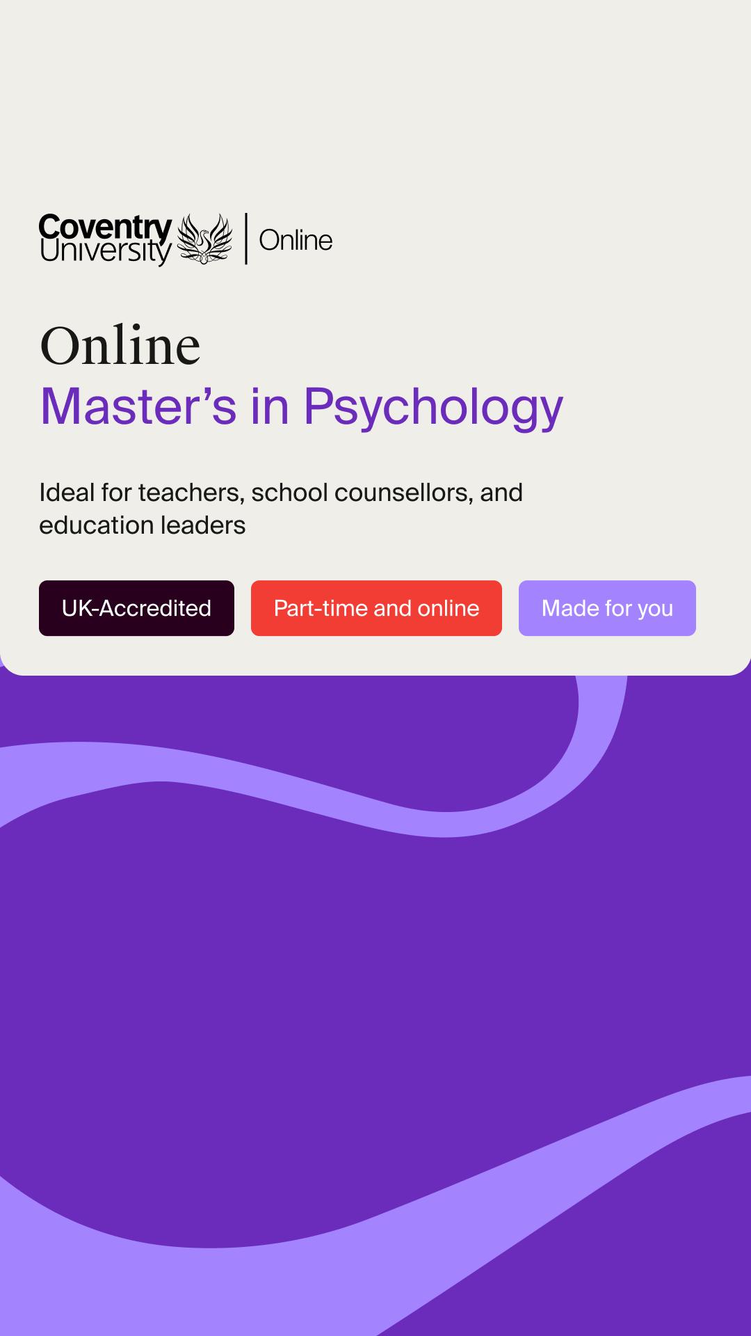 Cintana Education India Facebook ad
