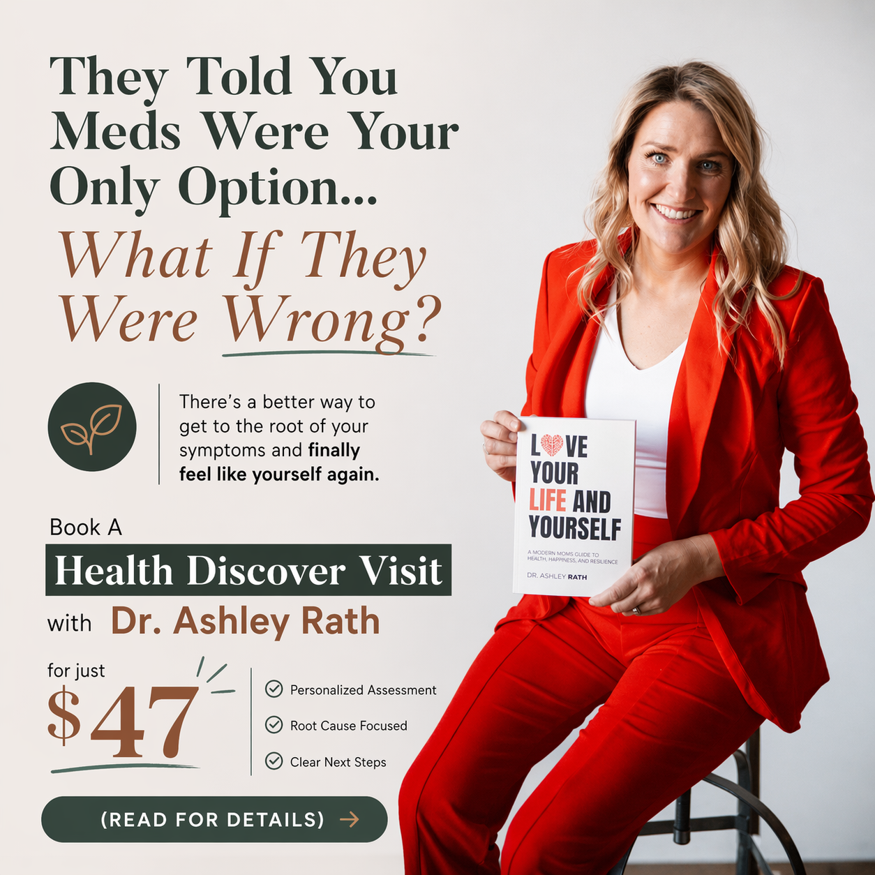 Dr. Ashley Rath Facebook ad