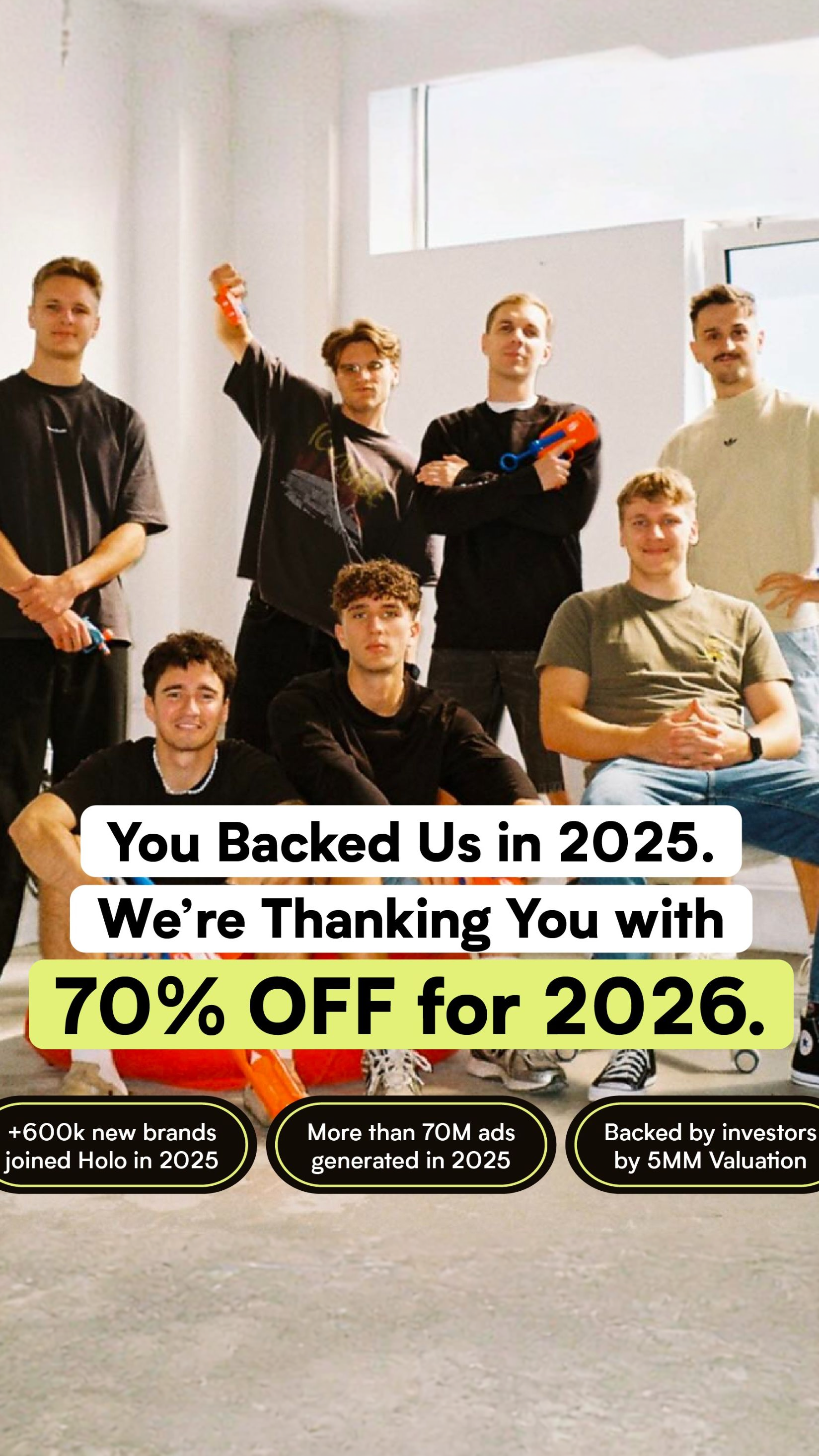 Holo Facebook ad