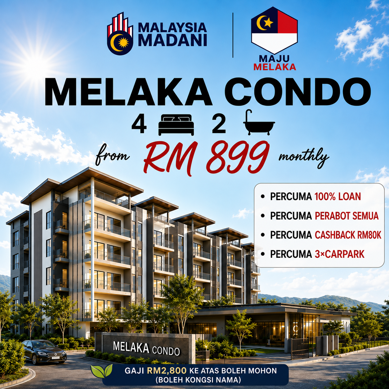 1st Home Campaign Facebook ad: FULLY FURNISHED