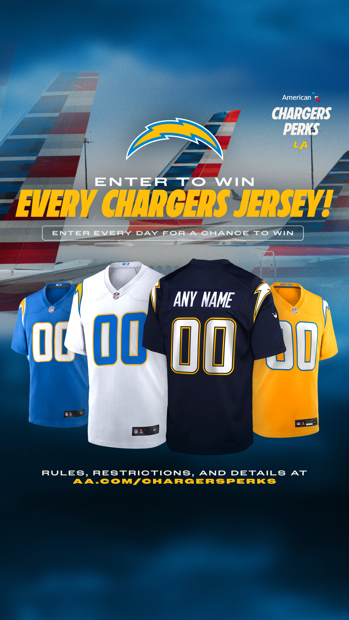 Los Angeles Chargers Facebook ad from Feb 11, 2026