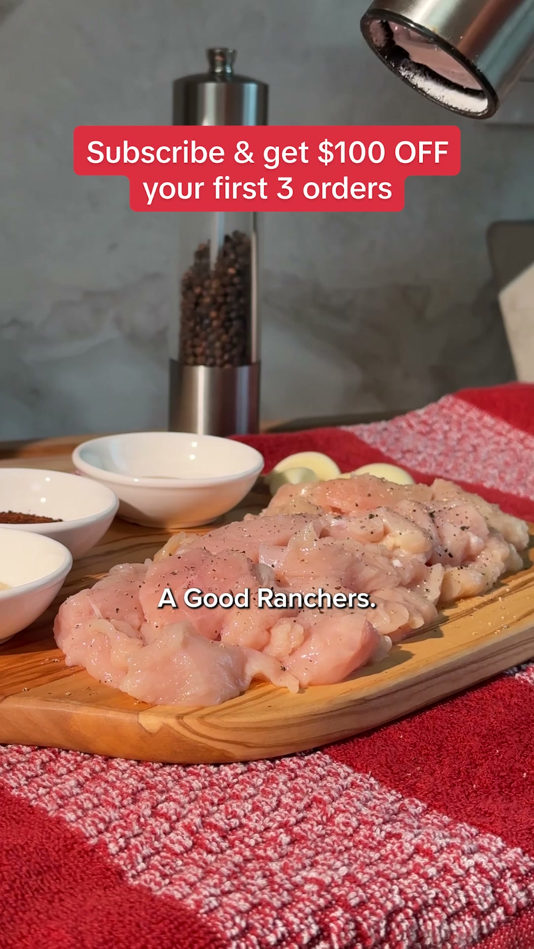Good Ranchers Facebook ad: 100% American. Every Cut.