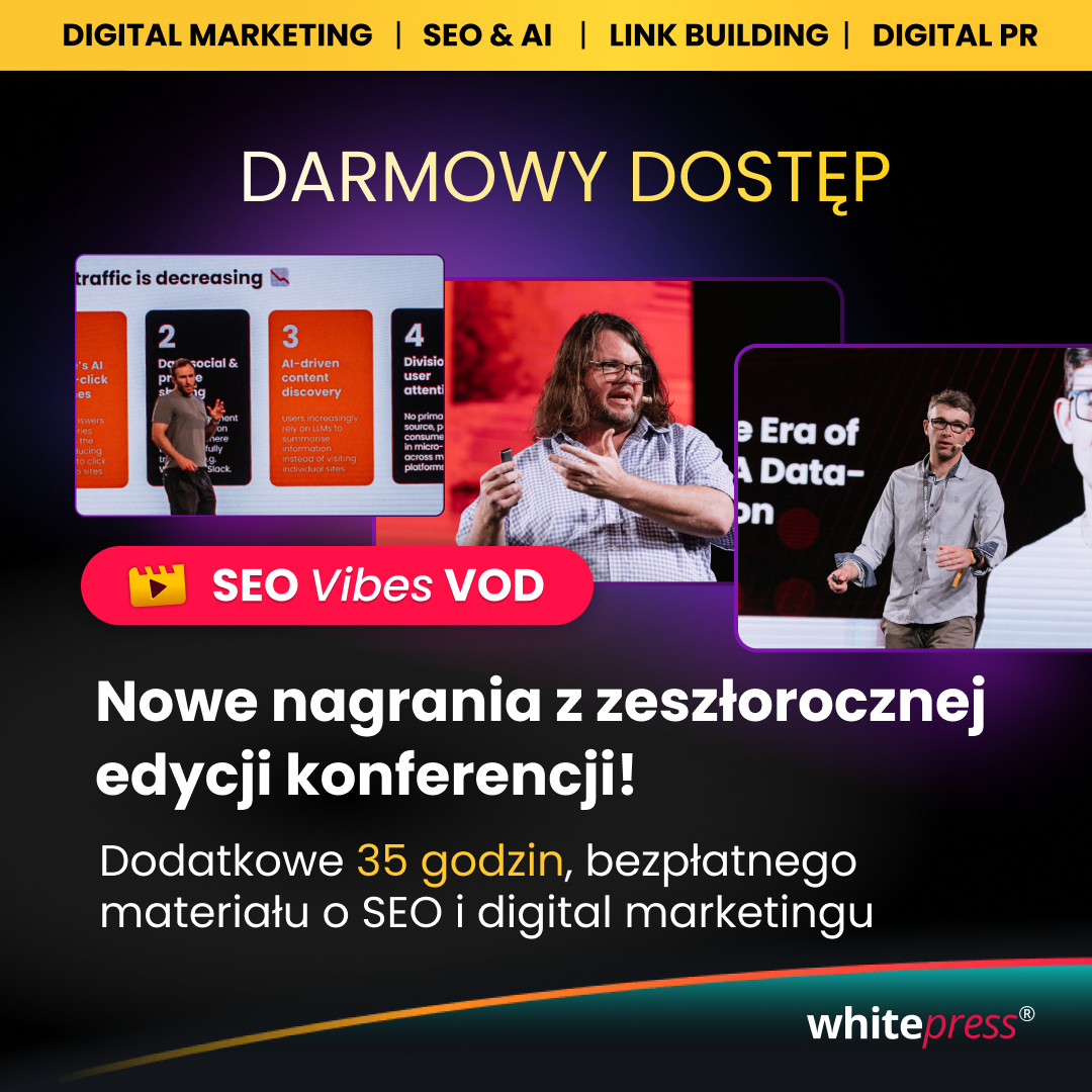 WhitePress Polska Facebook ad from May 18, 2026