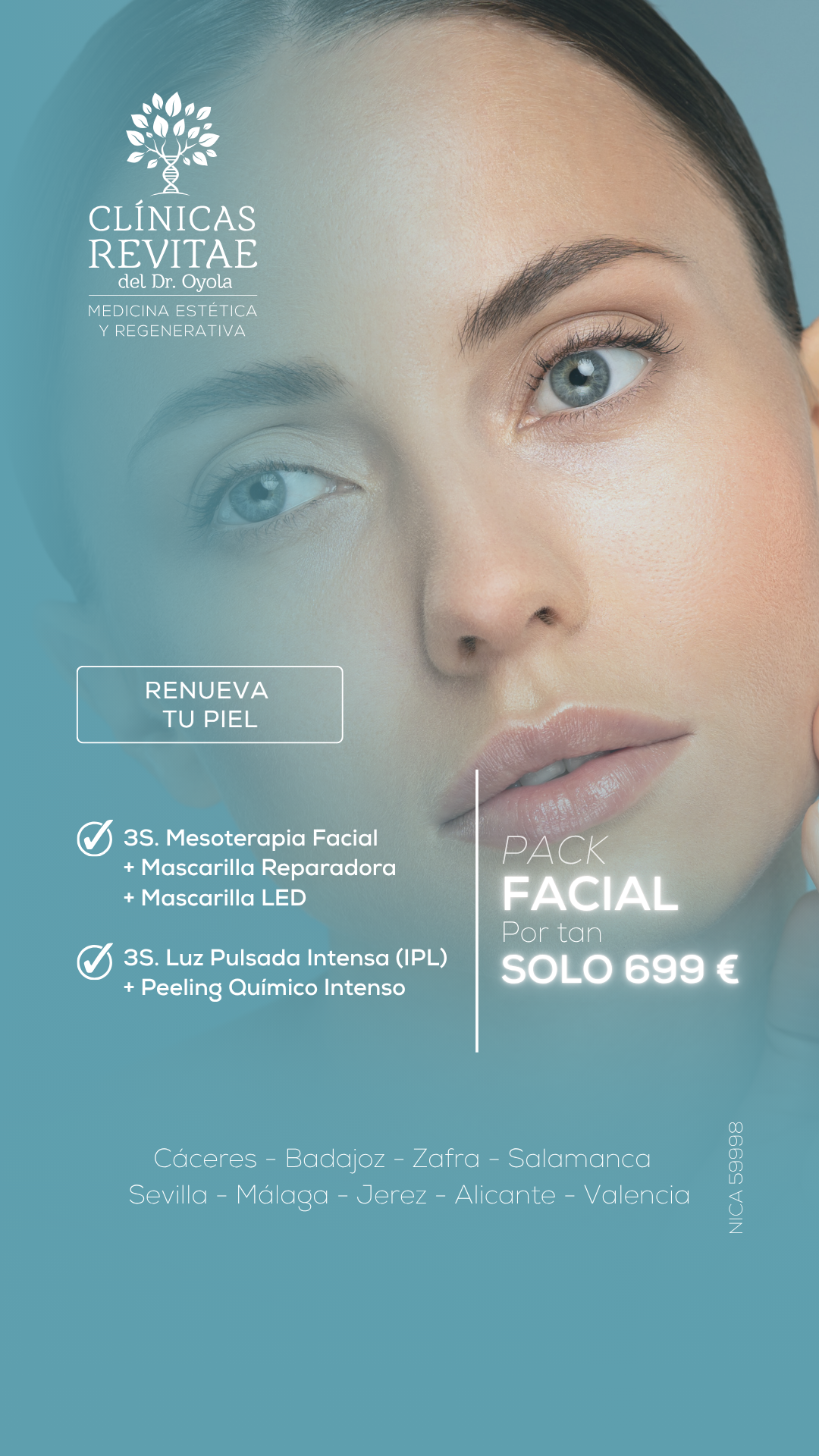 Clínicas Revitae Facebook ad