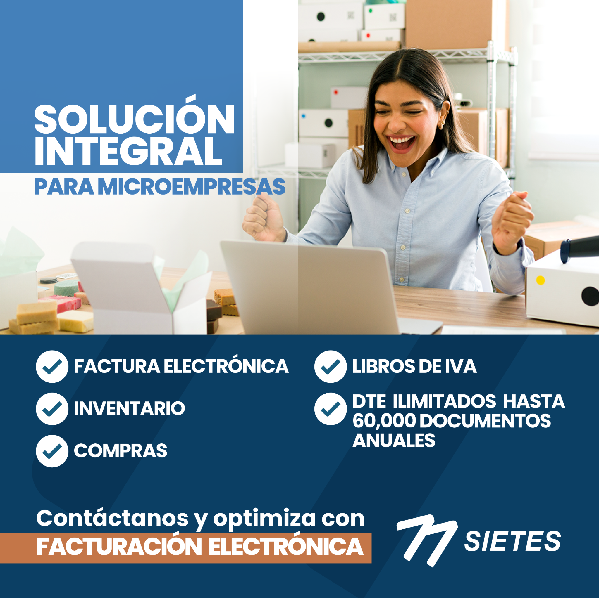 Sietes, S.A de C.V Facebook ad: Facturación Fácil y Rápida