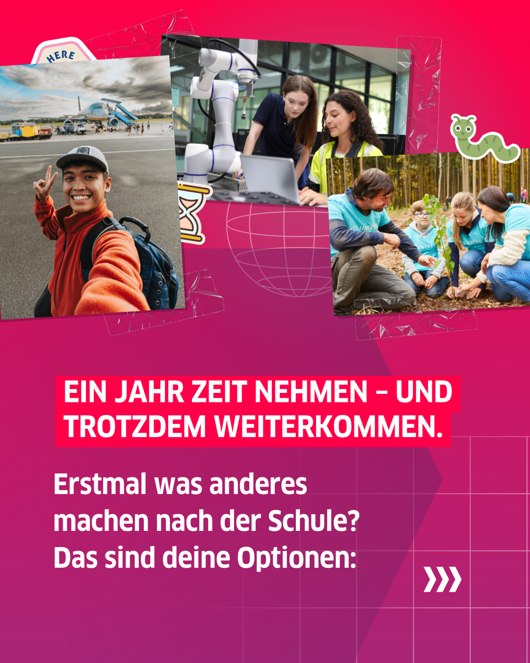 Zukunftsindustrie Facebook ad: Welche Option interessiert dich am meisten?