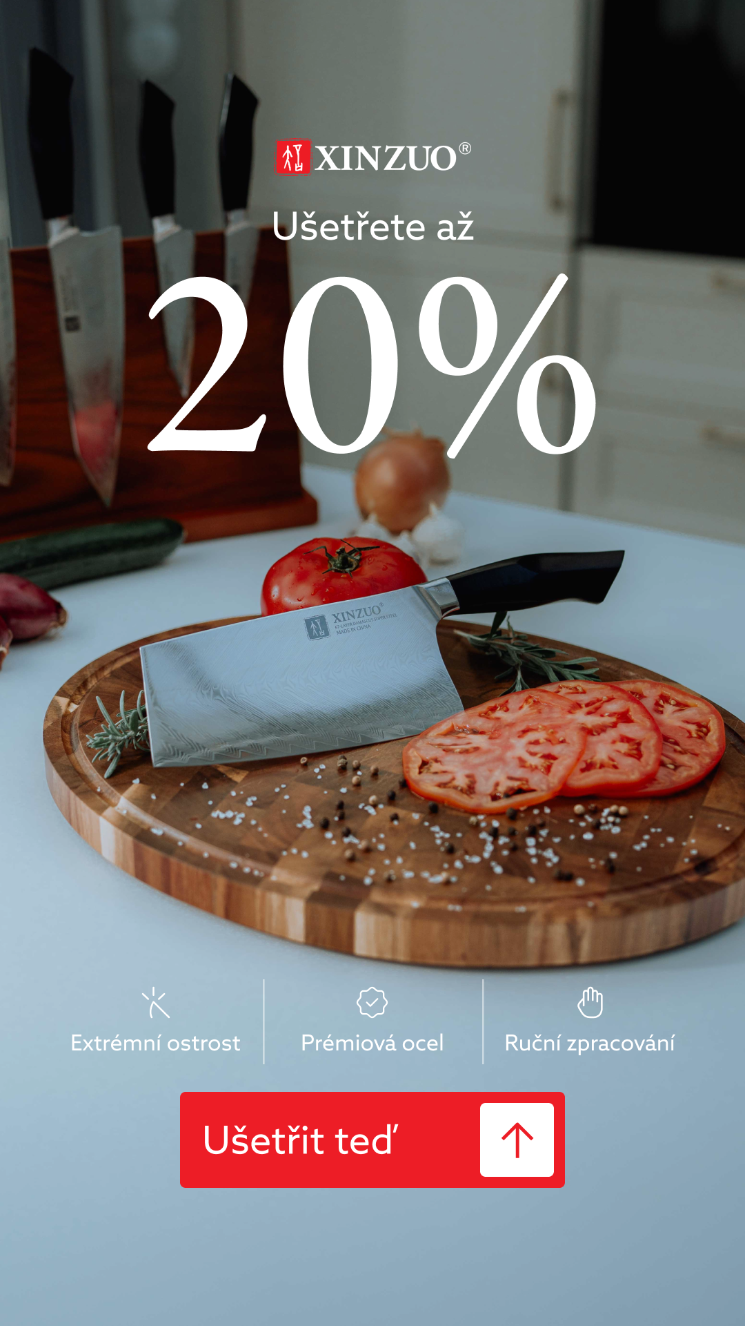 XinZuo ČR/SK Facebook ad