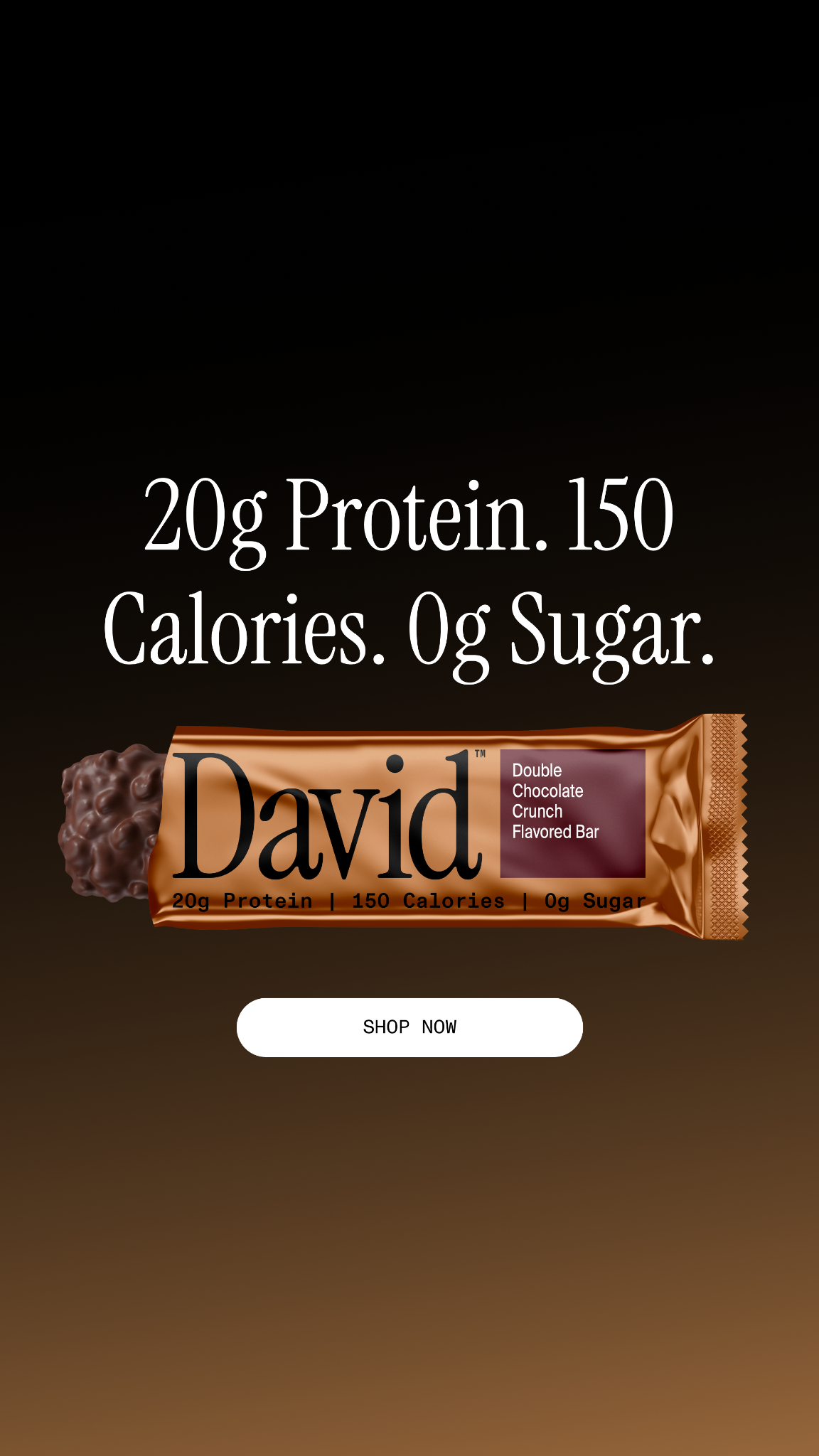 David Protein Facebook ad