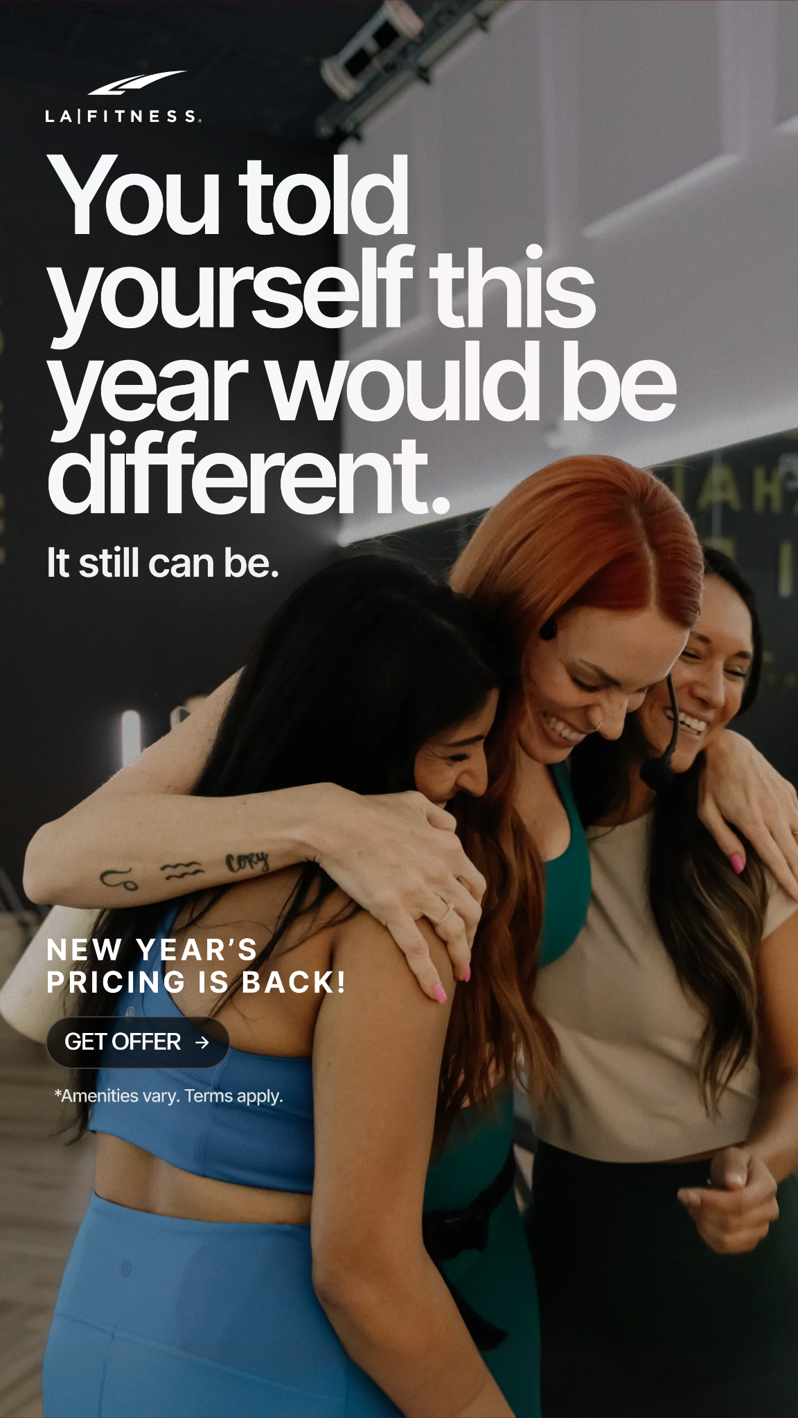 LA Fitness Facebook ad