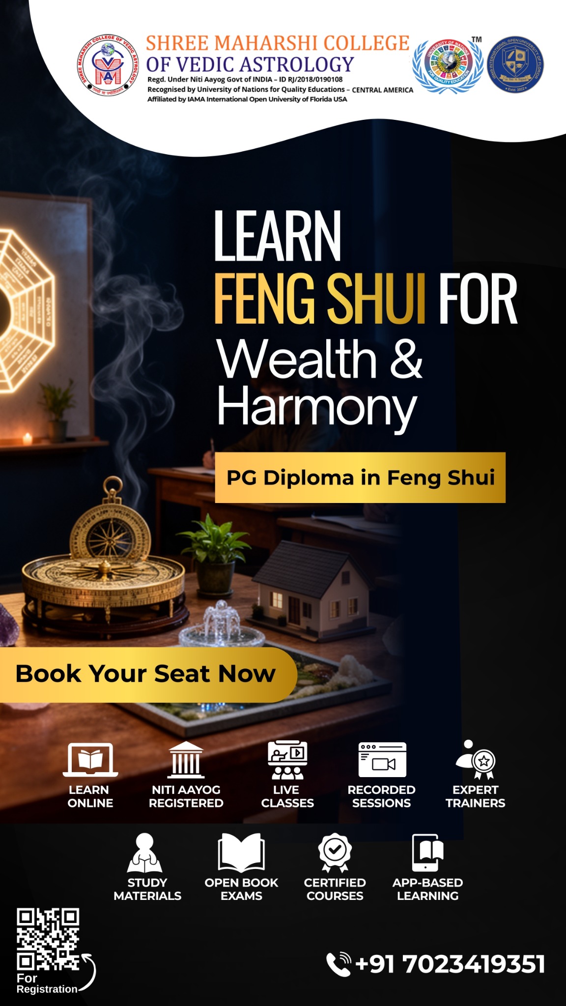 Shree Maharshi College Of Vedic Astrology Facebook ad