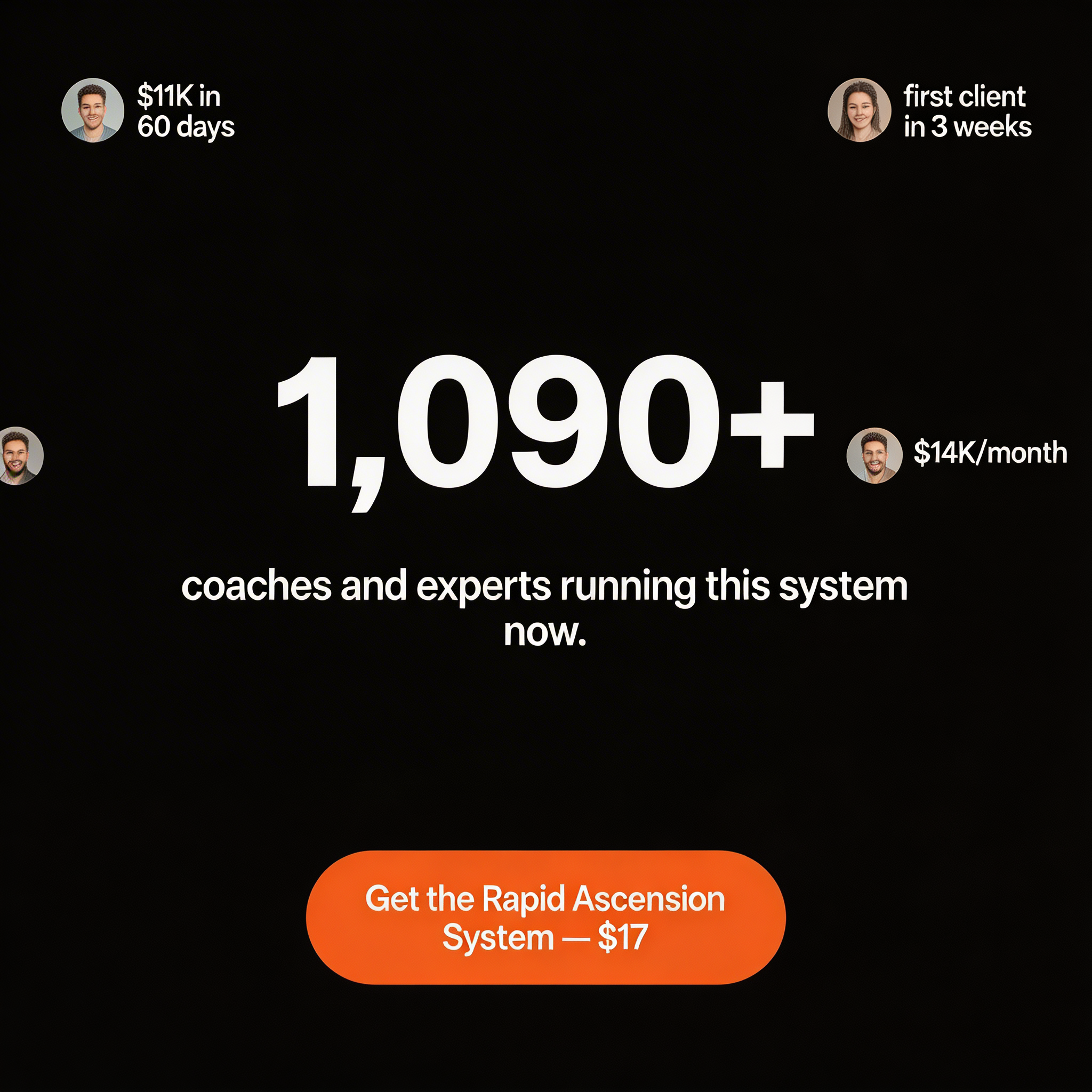 Rapid Ascension System Facebook ad: AI Builds It. Ads Sell It. You Collect.