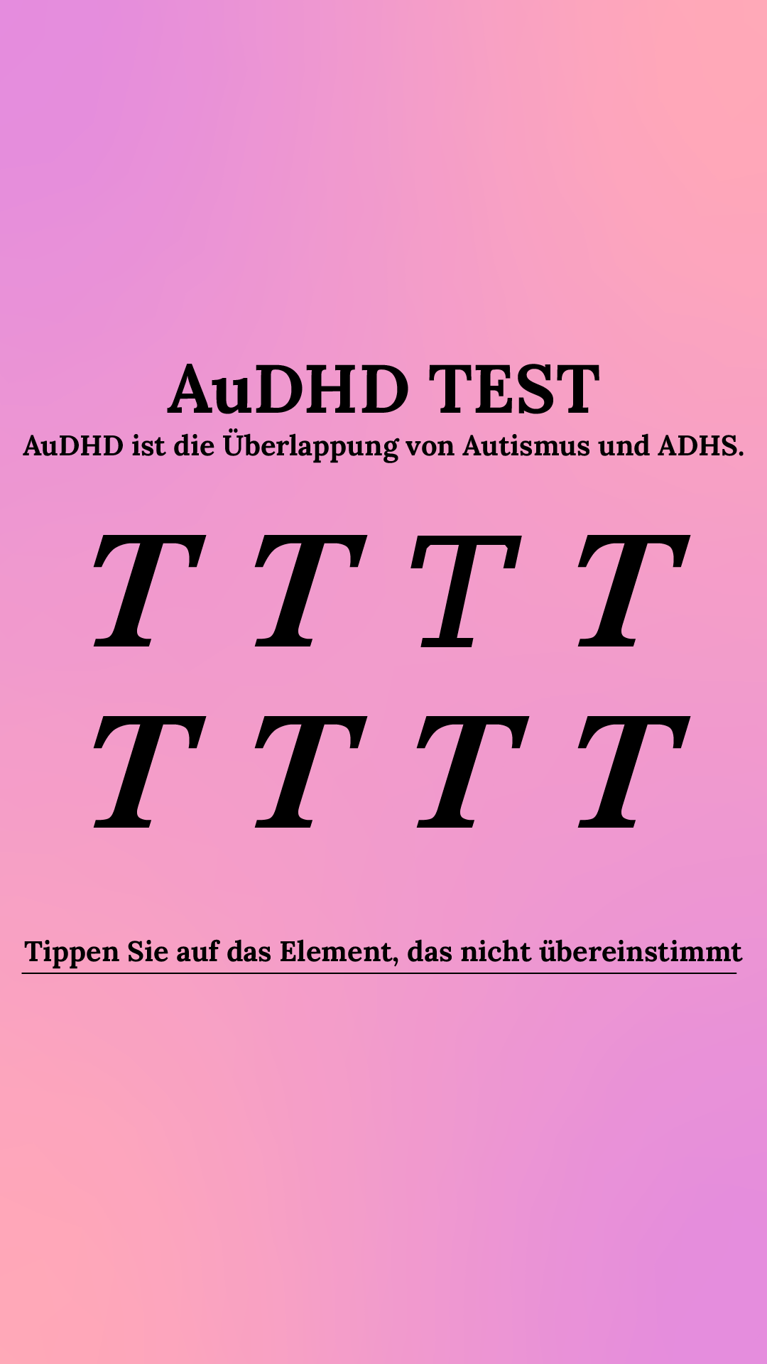 International IQ test Facebook ad