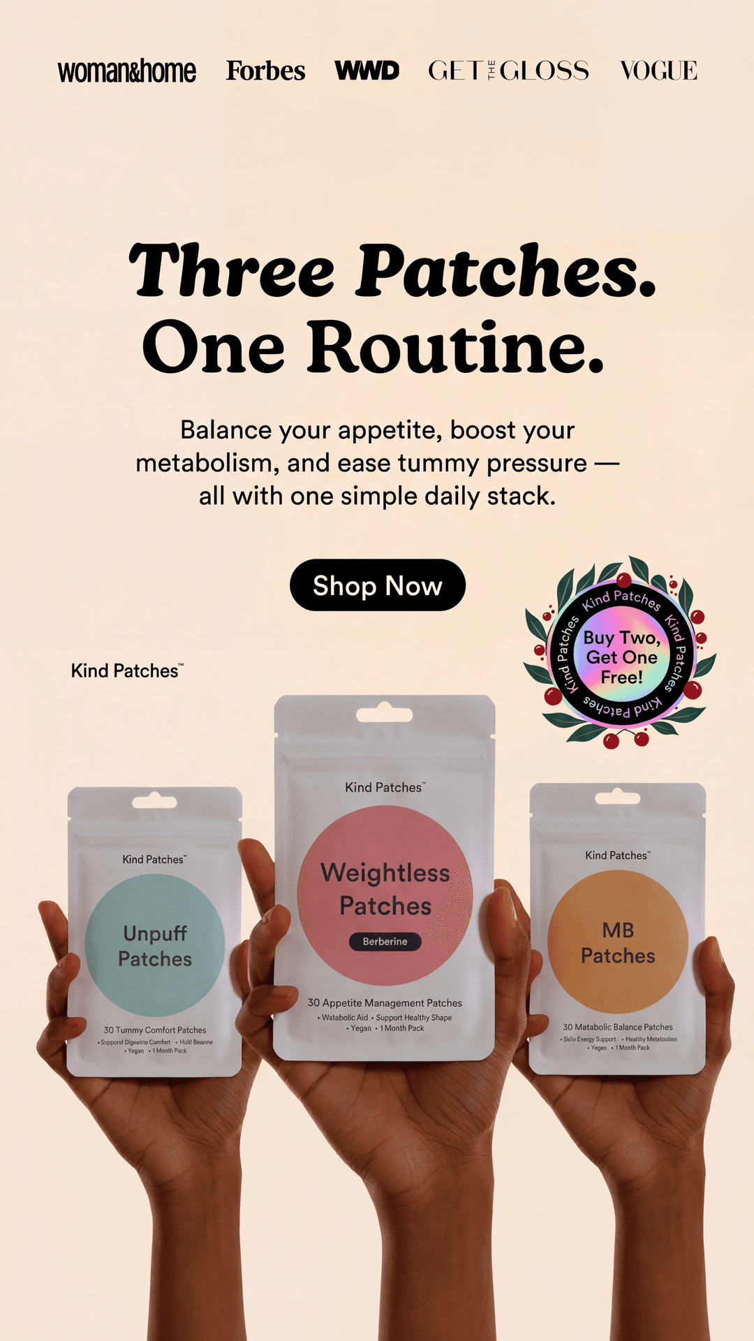 Kind Patches Facebook ad