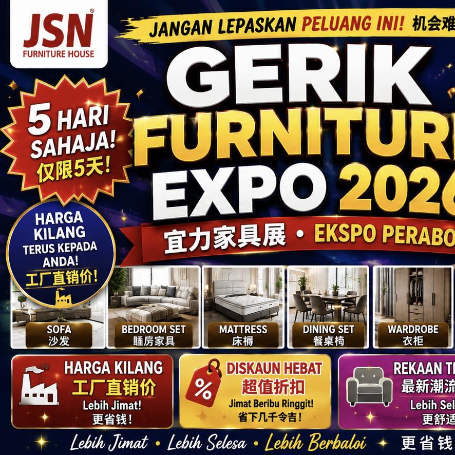 Home Expo Facebook ad: Dewan Bandaran Gerik