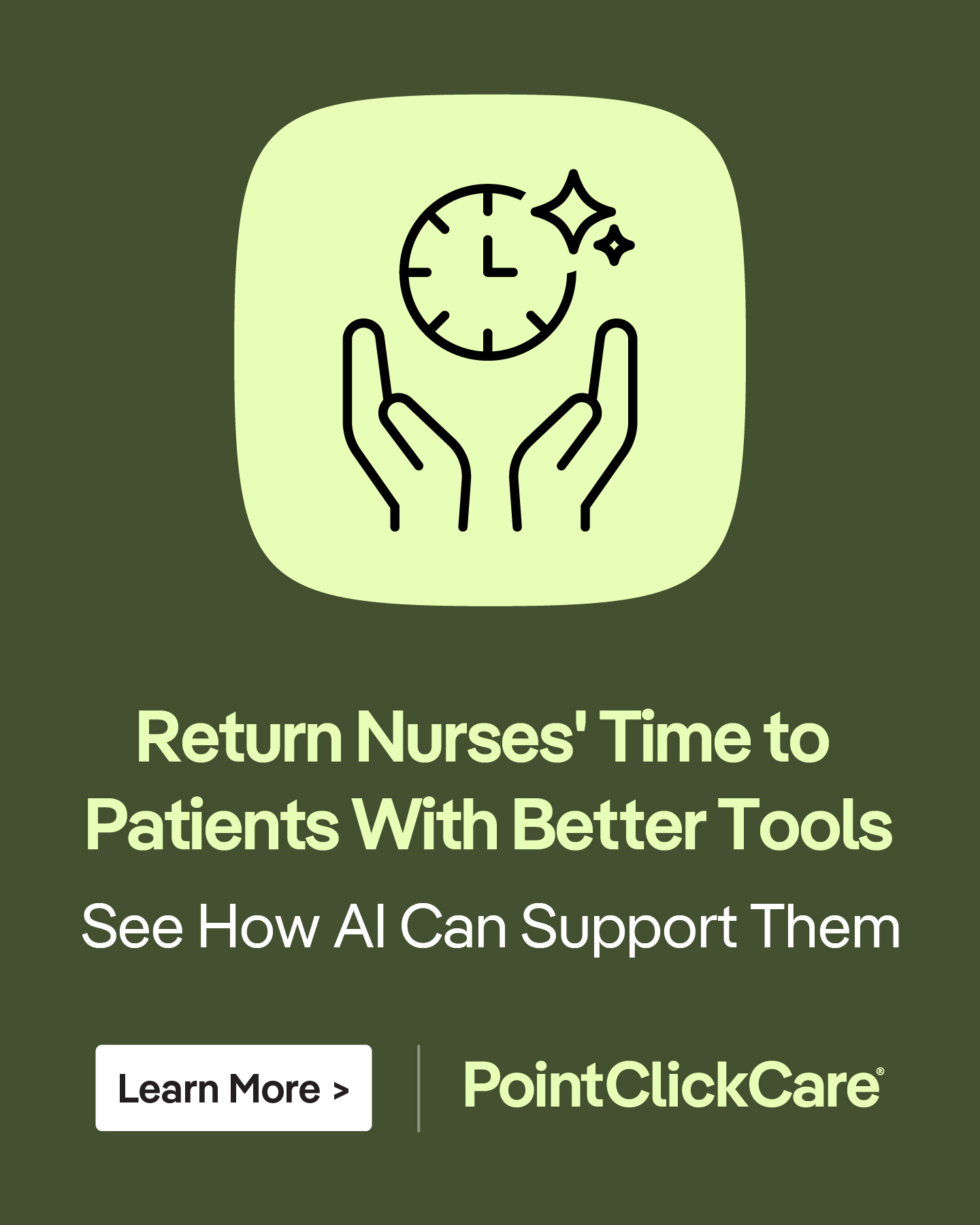 PointClickCare Facebook ad from Sep 4, 2026