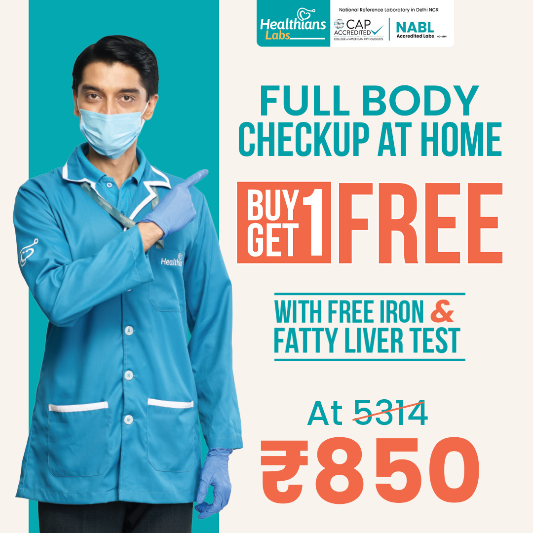Healthians Facebook ad