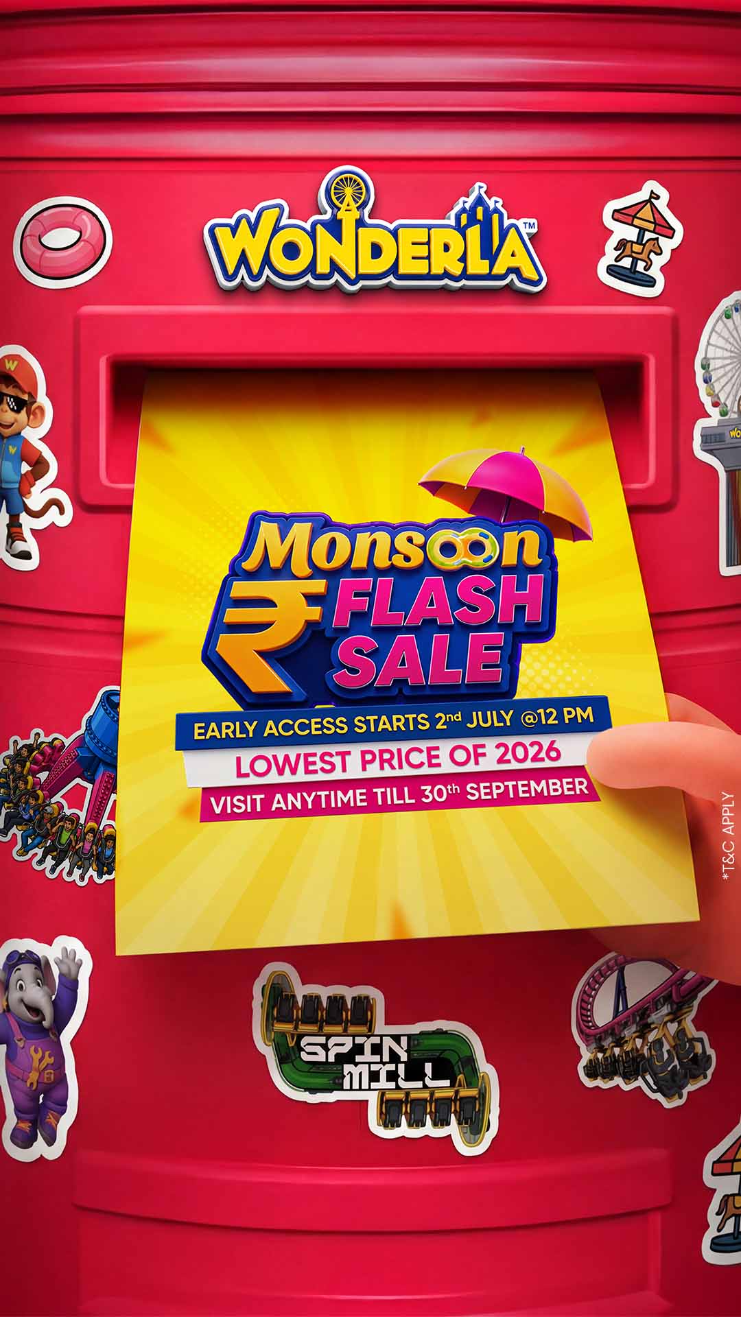 Wonderla Facebook ad