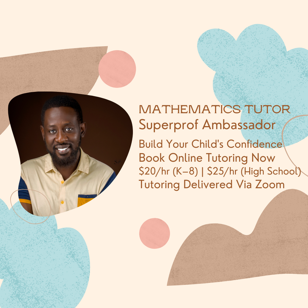 Mathematics Tutor Facebook ad: K-12 Online Math Tutor
