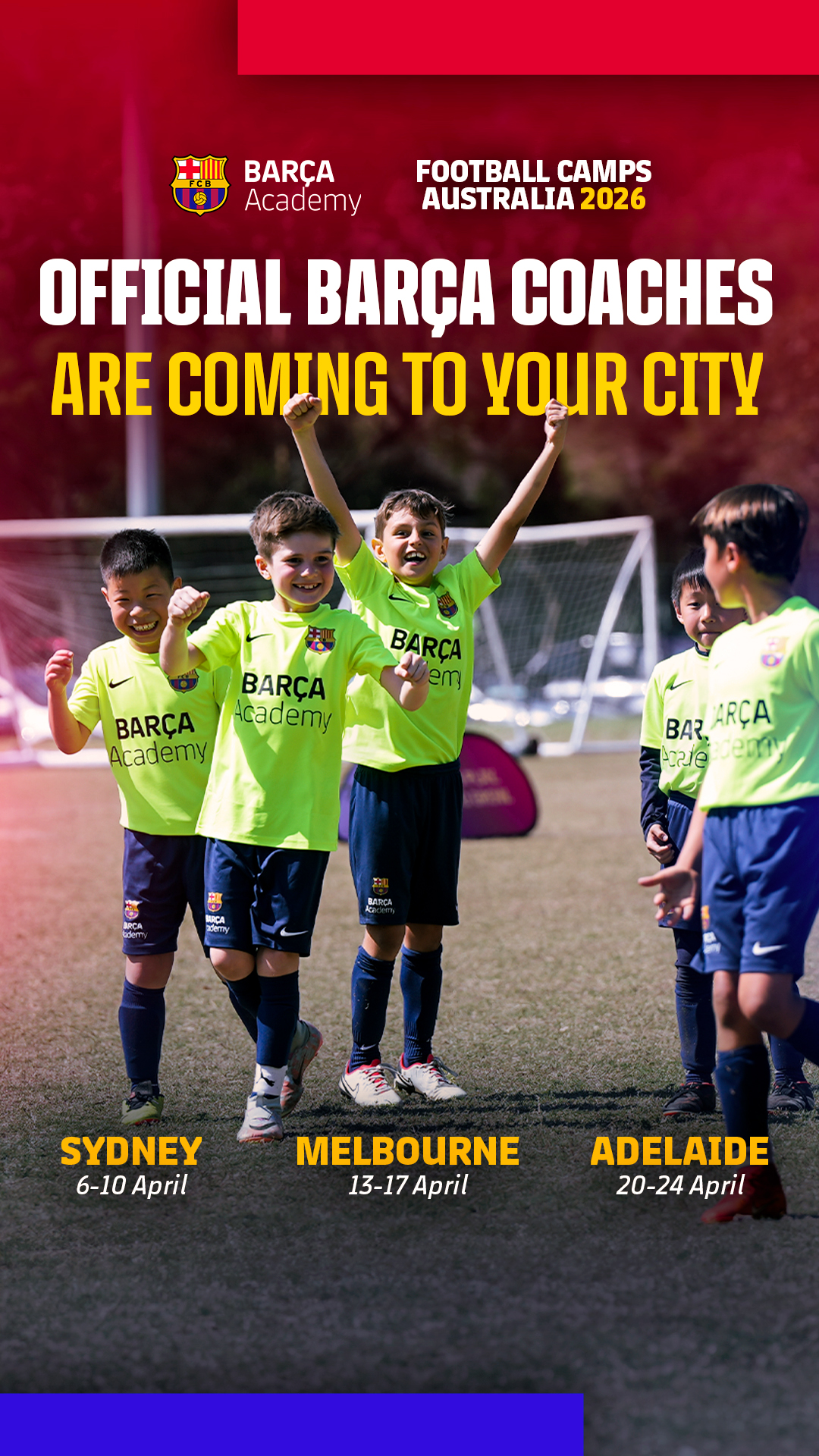 Barça Academy Australia & New Zealand Facebook ad