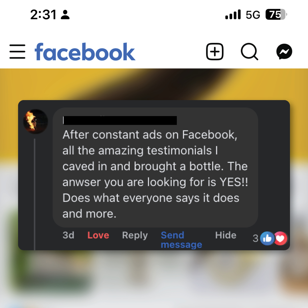 Bio Gold NZ Facebook ad