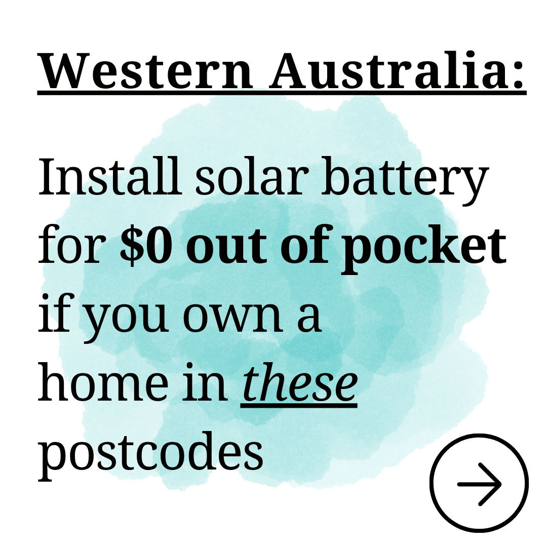 WA Rebate Checker  Facebook ad