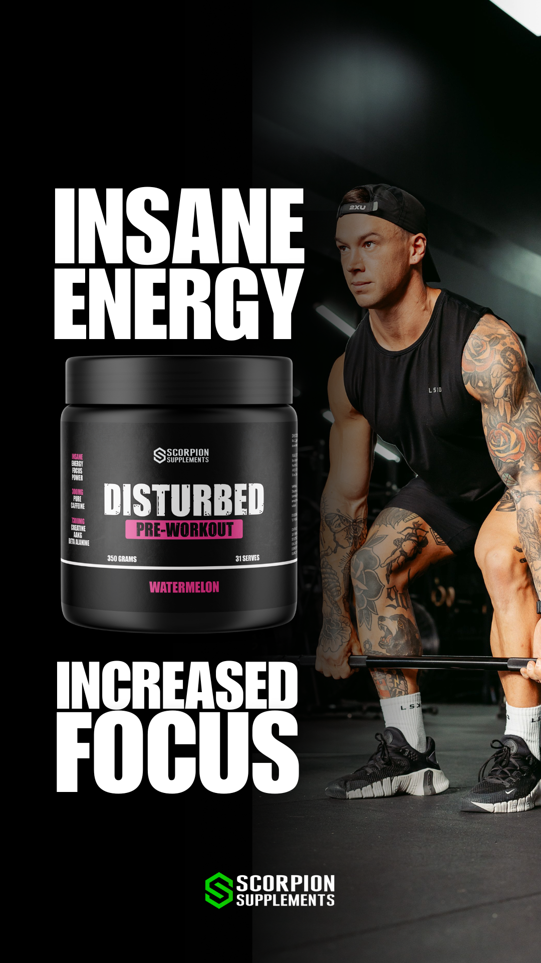 Scorpion Supplements NZ Facebook ad