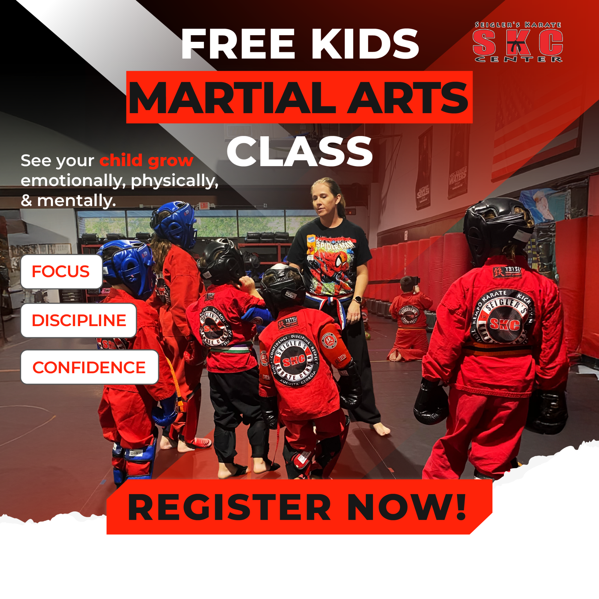Seigler's Karate Center Facebook ad