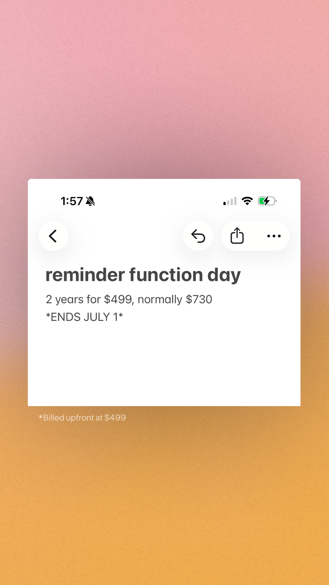 Function Health Facebook ad