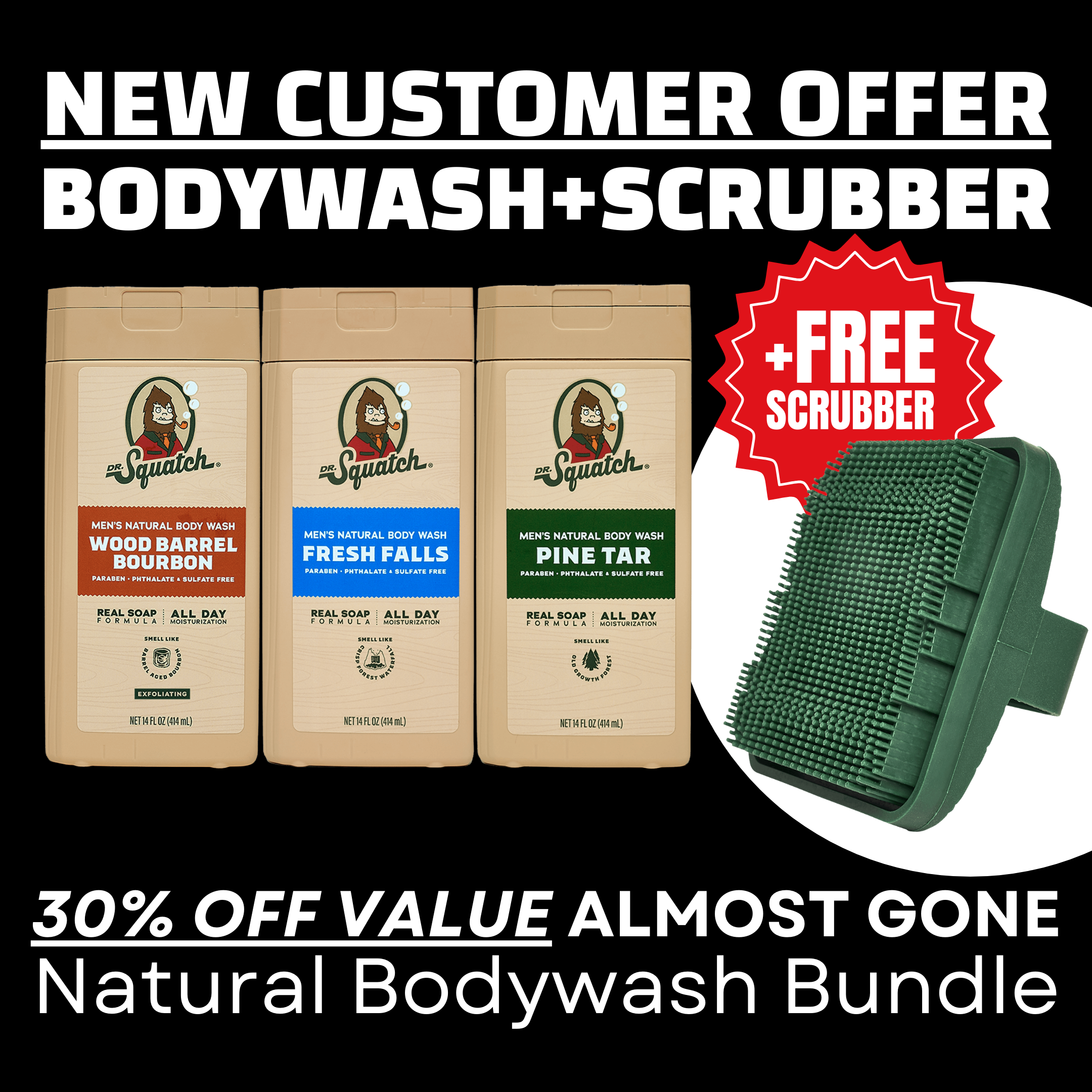 Dr. Squatch Facebook ad