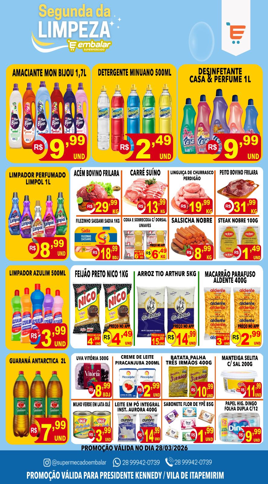 Supermercado Embalar Facebook ad from Mar 29, 2026